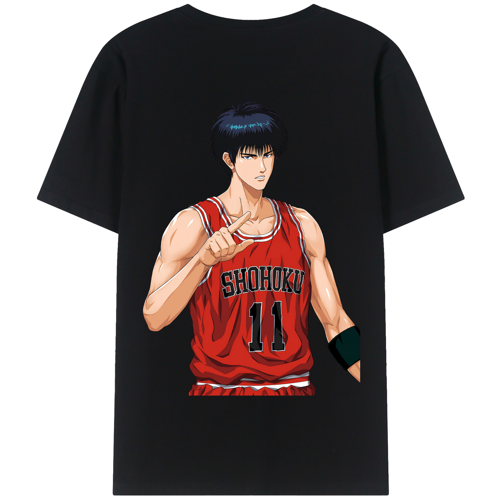 SLAM DUNK／スラムダンク 綿100％半袖Tシャツ（背面プリント）