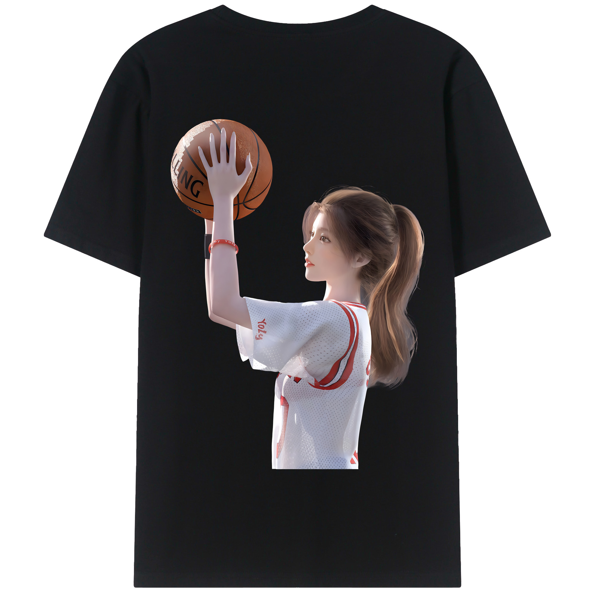 SLAM DUNK／スラムダンク 綿100％半袖Tシャツ（背面プリント）