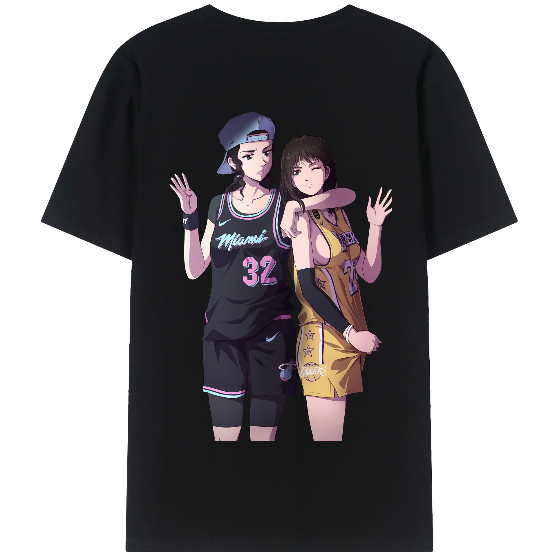 （画像用） SLAM DUNK／スラムダンク 綿100％半袖Tシャツ（背面プリント）