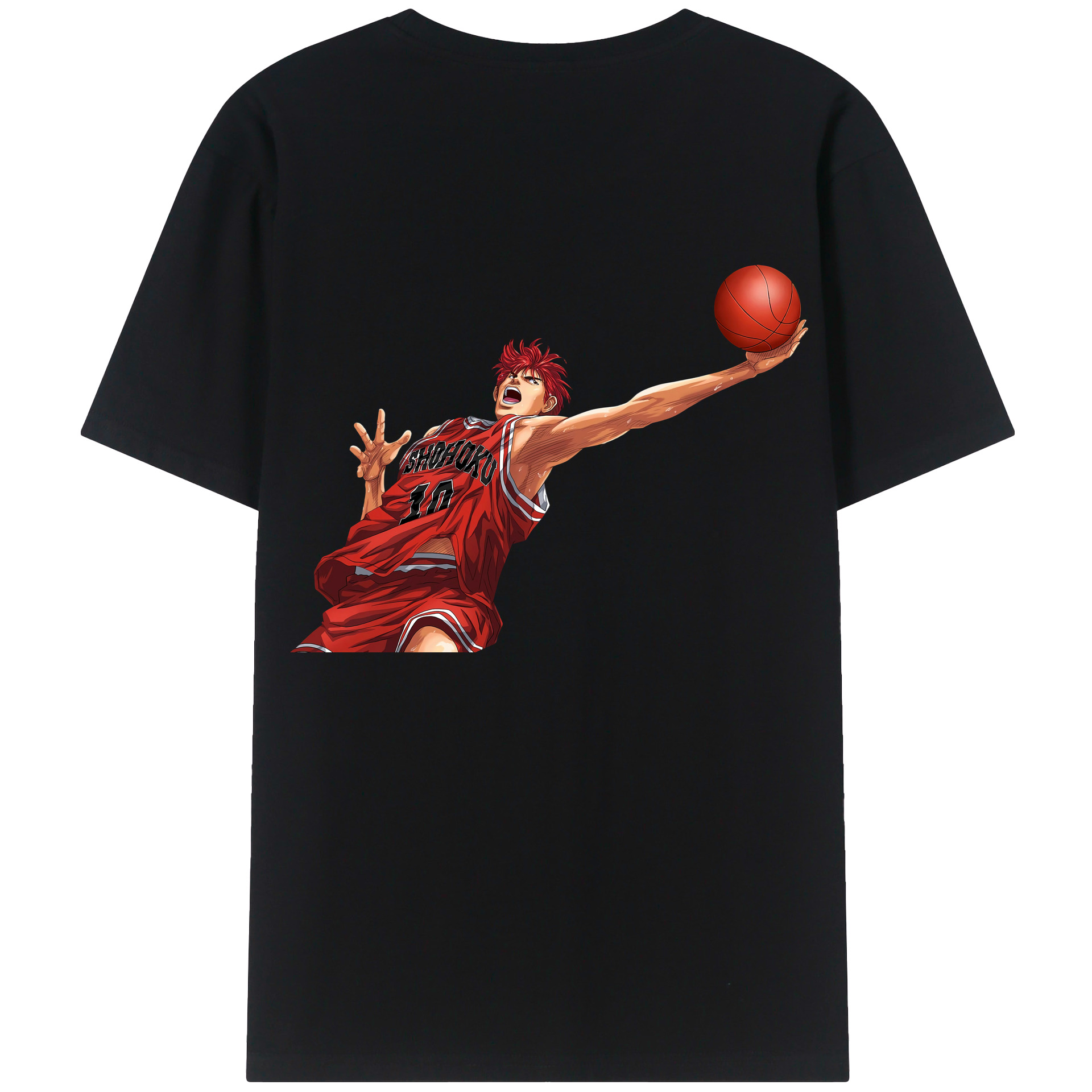 SLAM DUNK／スラムダンク 綿100％半袖Tシャツ（背面プリント）