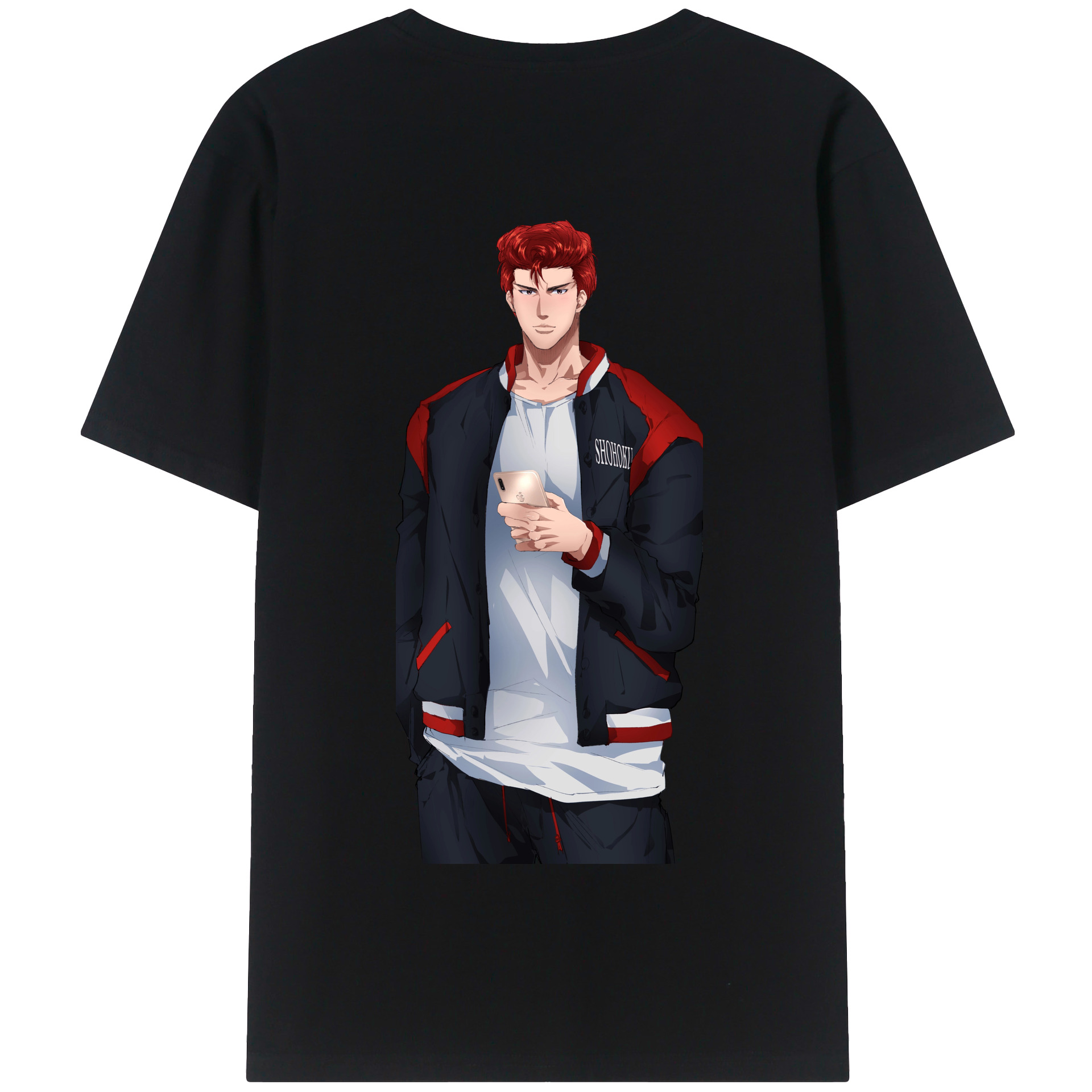SLAM DUNK／スラムダンク 綿100％半袖Tシャツ（背面プリント）