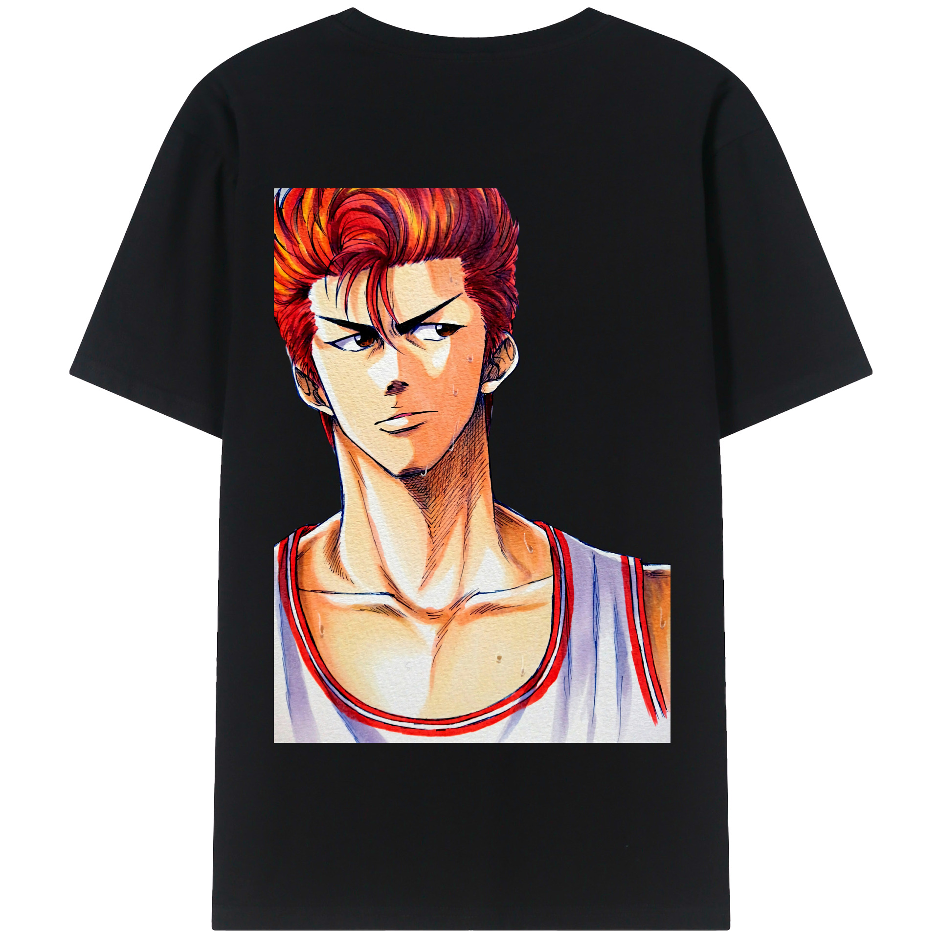 SLAM DUNK／スラムダンク 綿100％半袖Tシャツ（背面プリント）