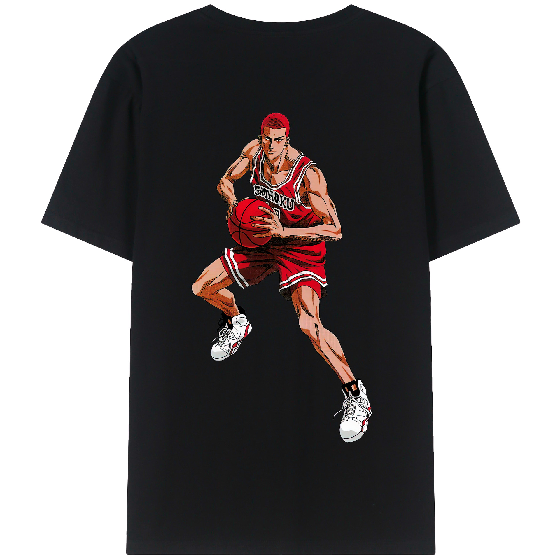 SLAM DUNK／スラムダンク 綿100％半袖Tシャツ（背面プリント）