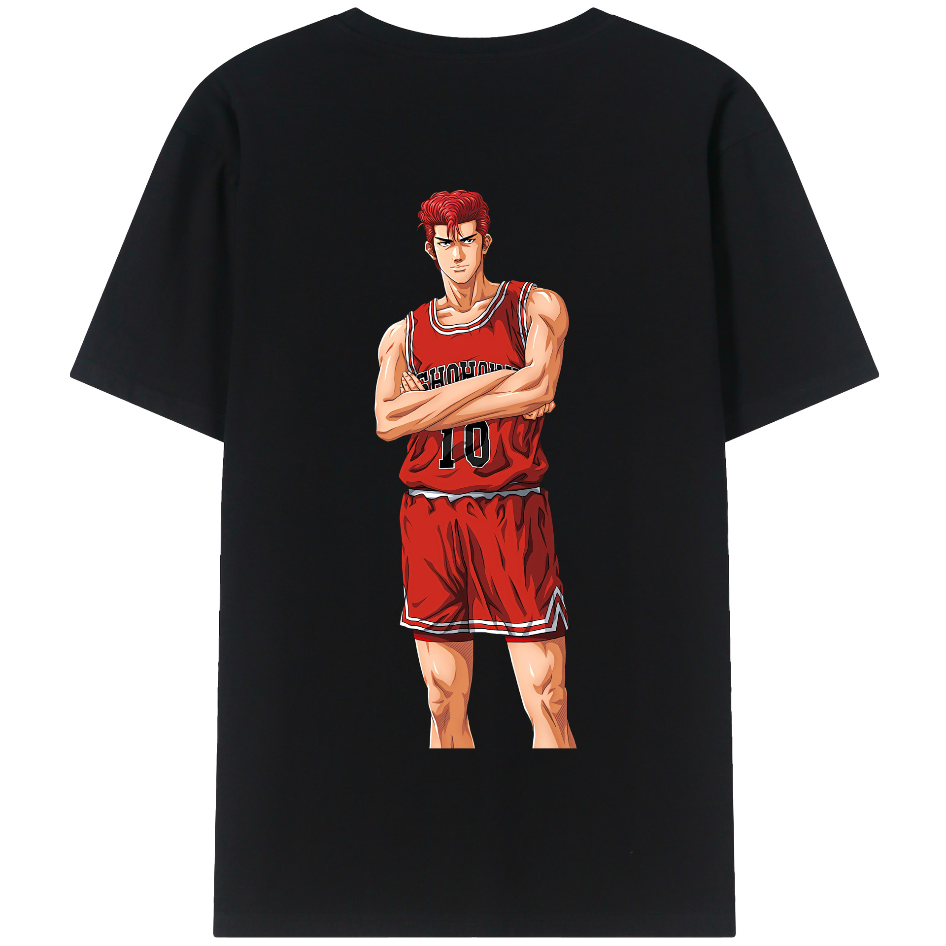 SLAM DUNK／スラムダンク 綿100％半袖Tシャツ（背面プリント）