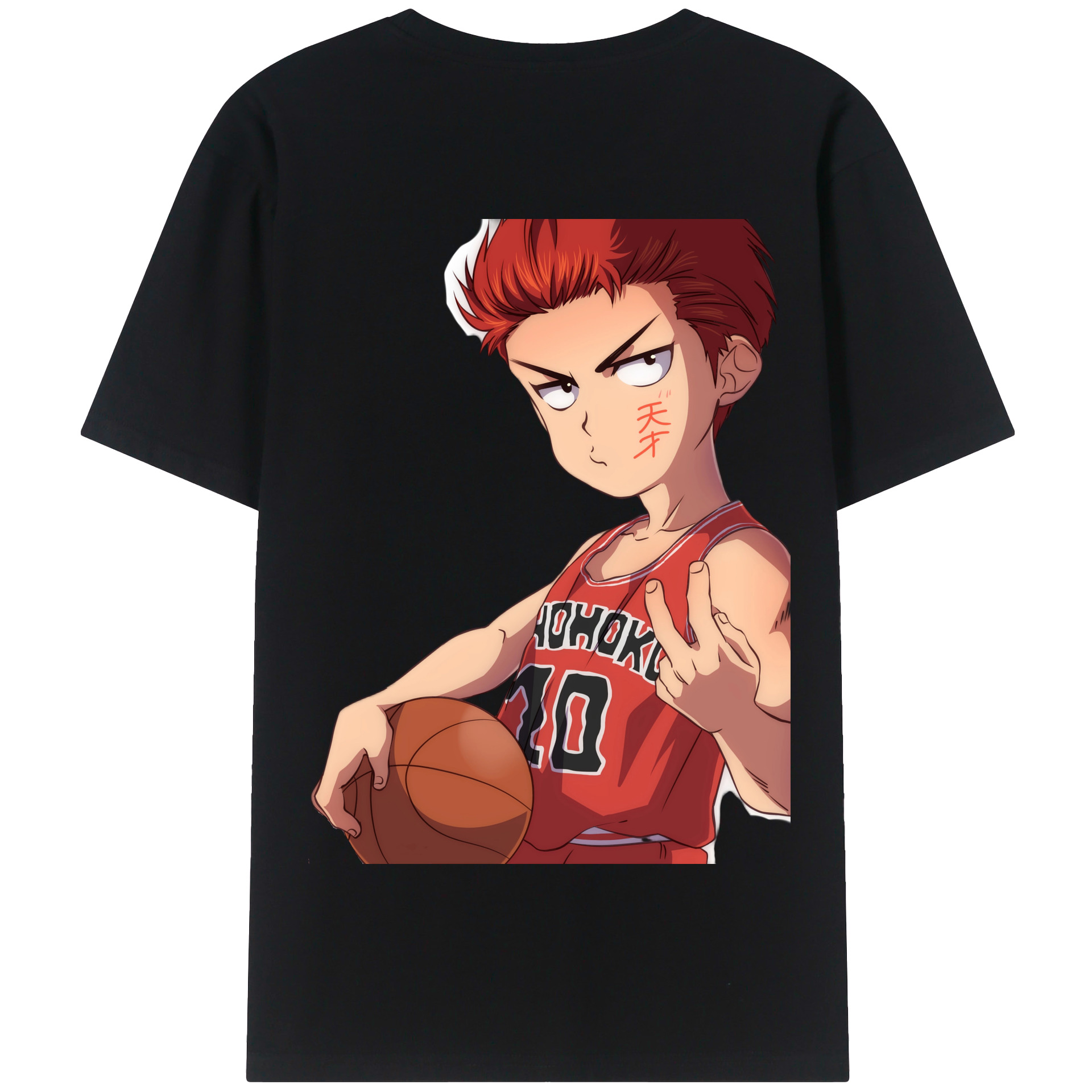 SLAM DUNK／スラムダンク 綿100％半袖Tシャツ（背面プリント）