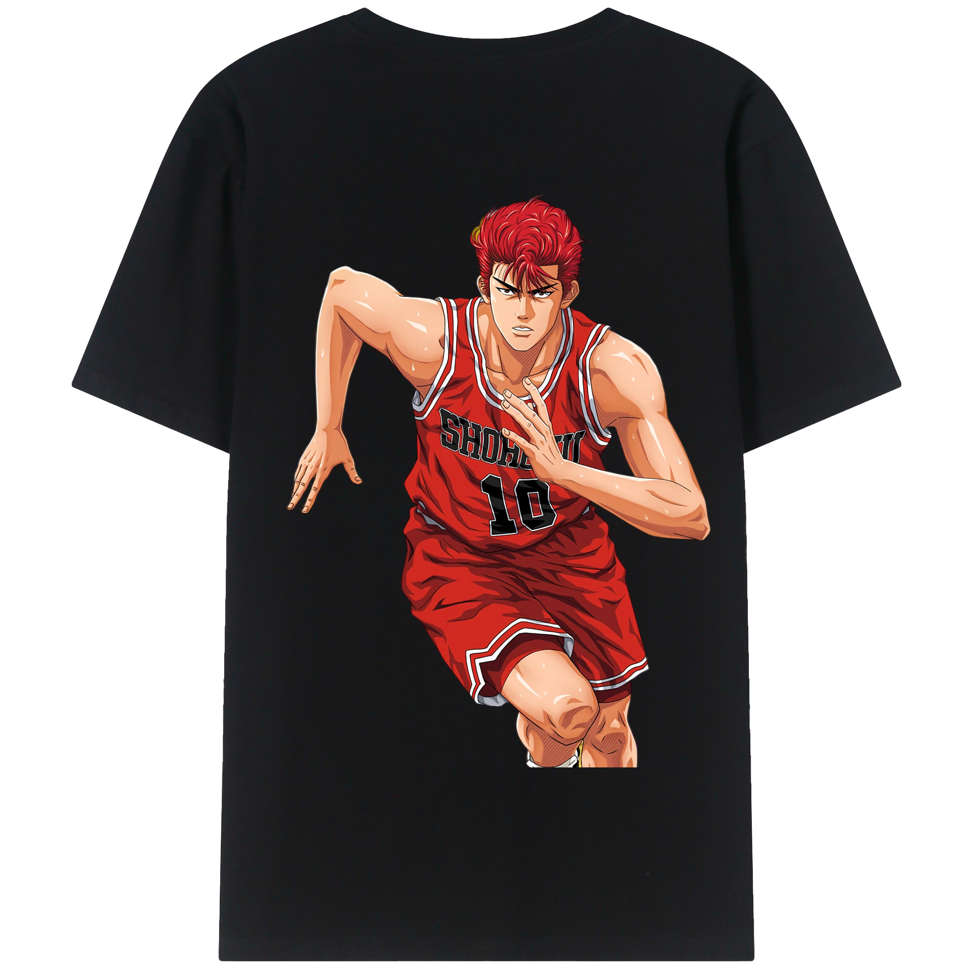 SLAM DUNK／スラムダンク 綿100％半袖Tシャツ（背面プリント）