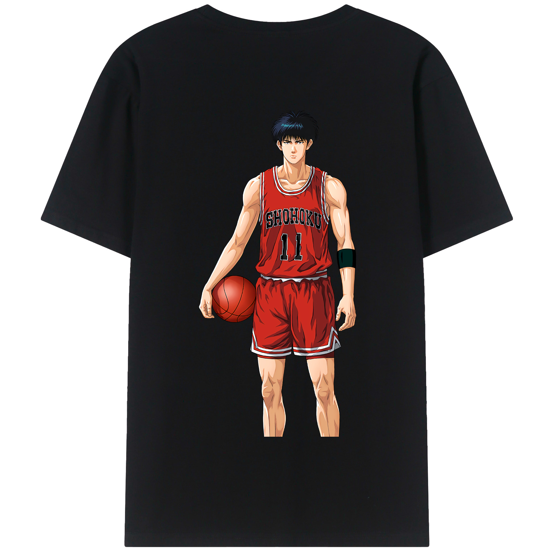 SLAM DUNK／スラムダンク 綿100％半袖Tシャツ（背面プリント）