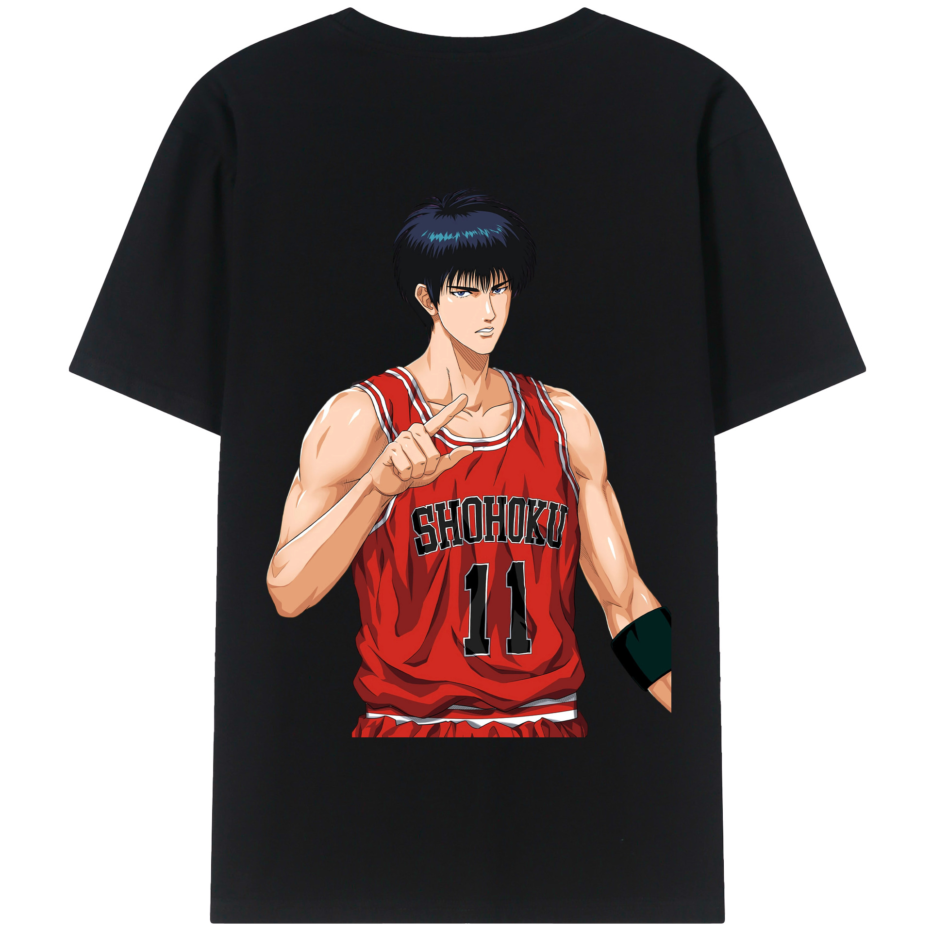 SLAM DUNK／スラムダンク 綿100％半袖Tシャツ（背面プリント）