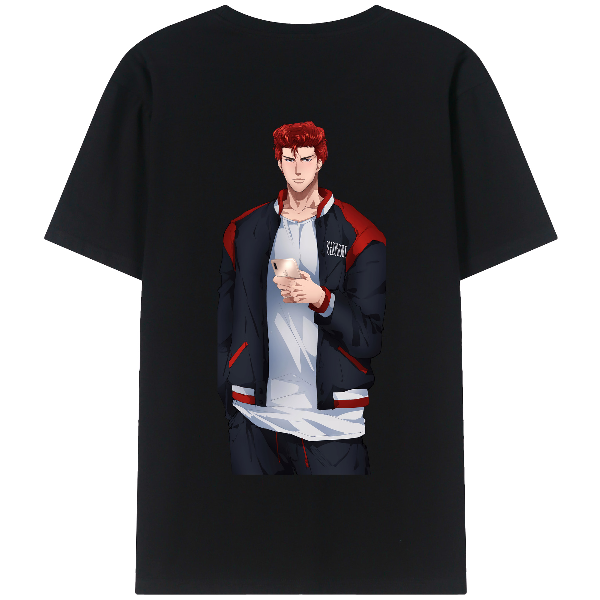 SLAM DUNK／スラムダンク 綿100％半袖Tシャツ（背面プリント）