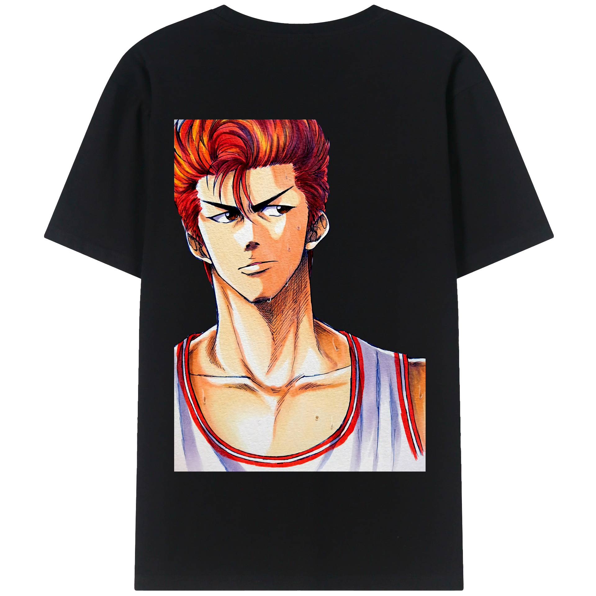 SLAM DUNK／スラムダンク 綿100％半袖Tシャツ（背面プリント）
