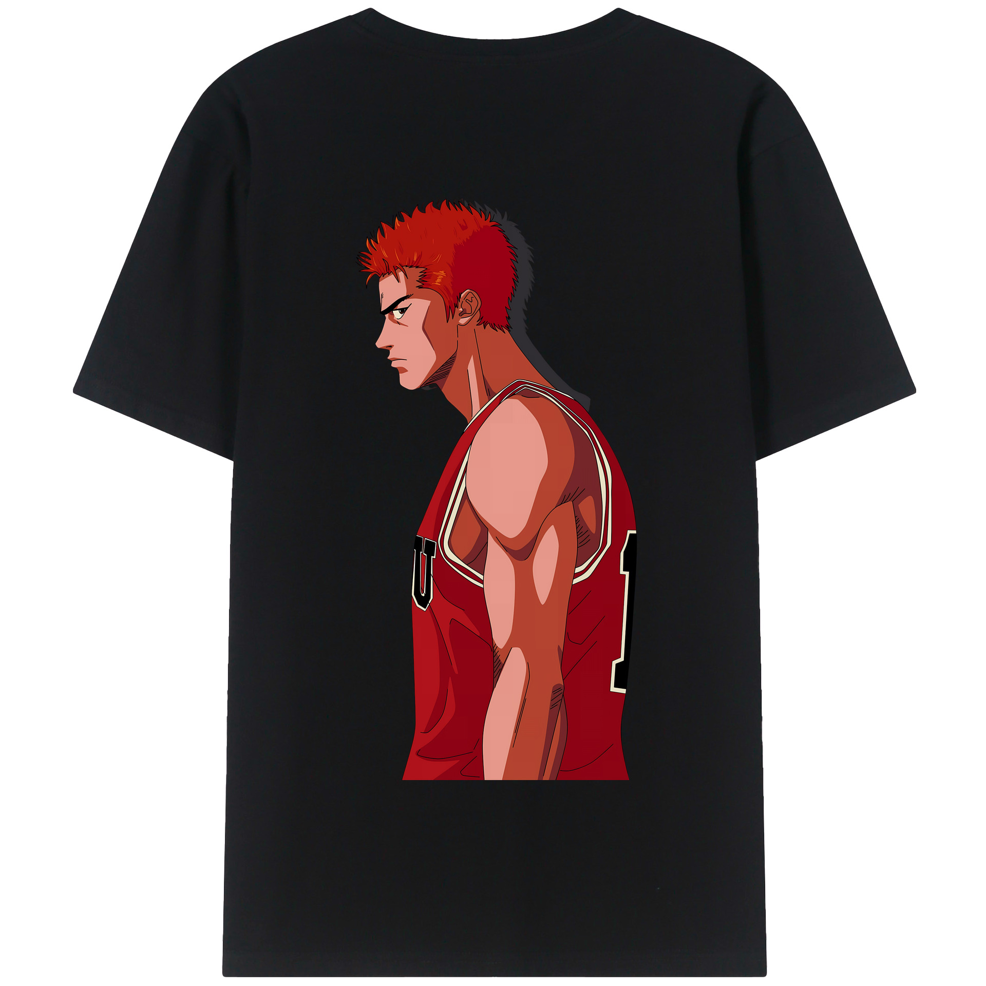 SLAM DUNK／スラムダンク 綿100％半袖Tシャツ（背面プリント）