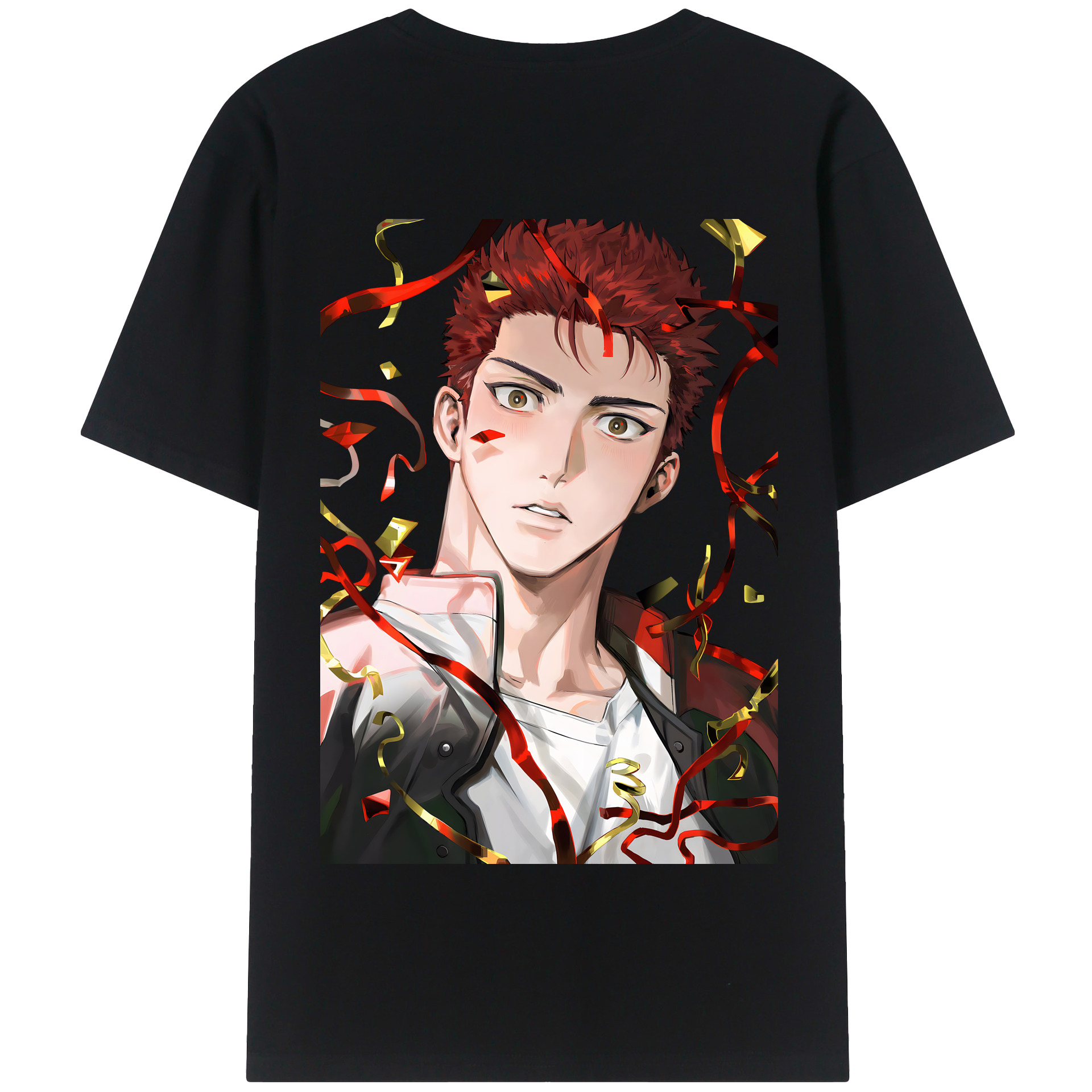 SLAM DUNK／スラムダンク 綿100％半袖Tシャツ（背面プリント）