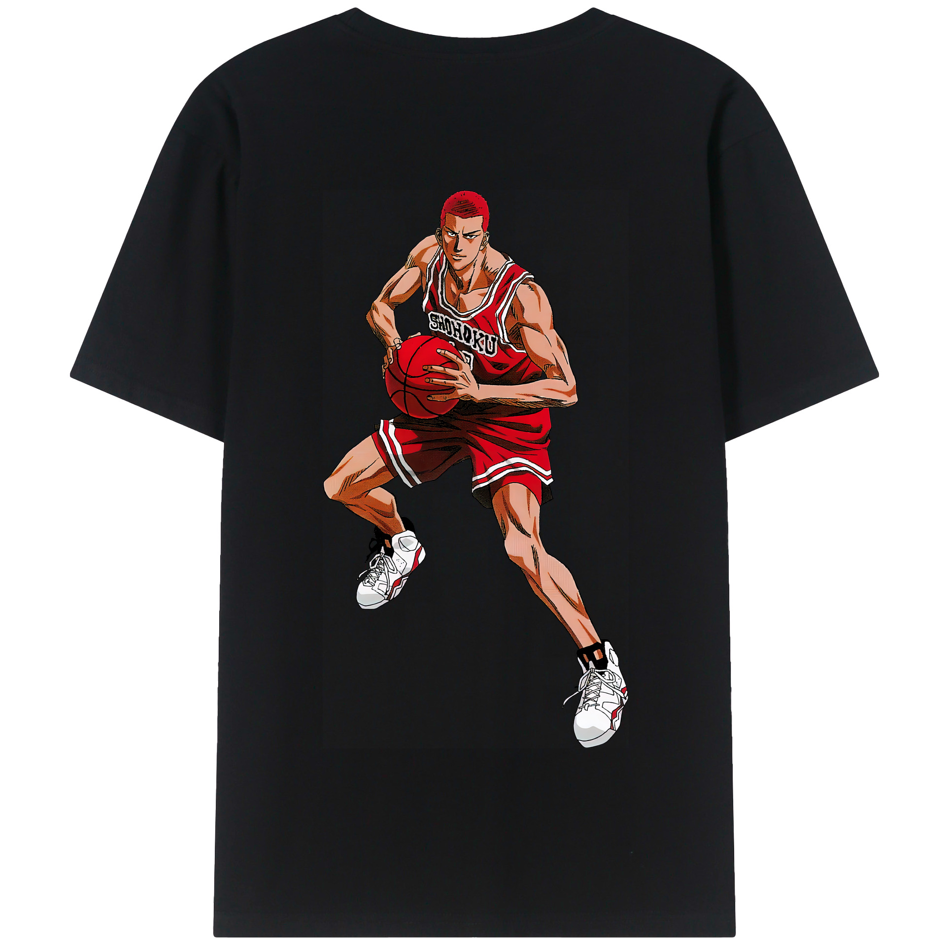 SLAM DUNK／スラムダンク 綿100％半袖Tシャツ（背面プリント）