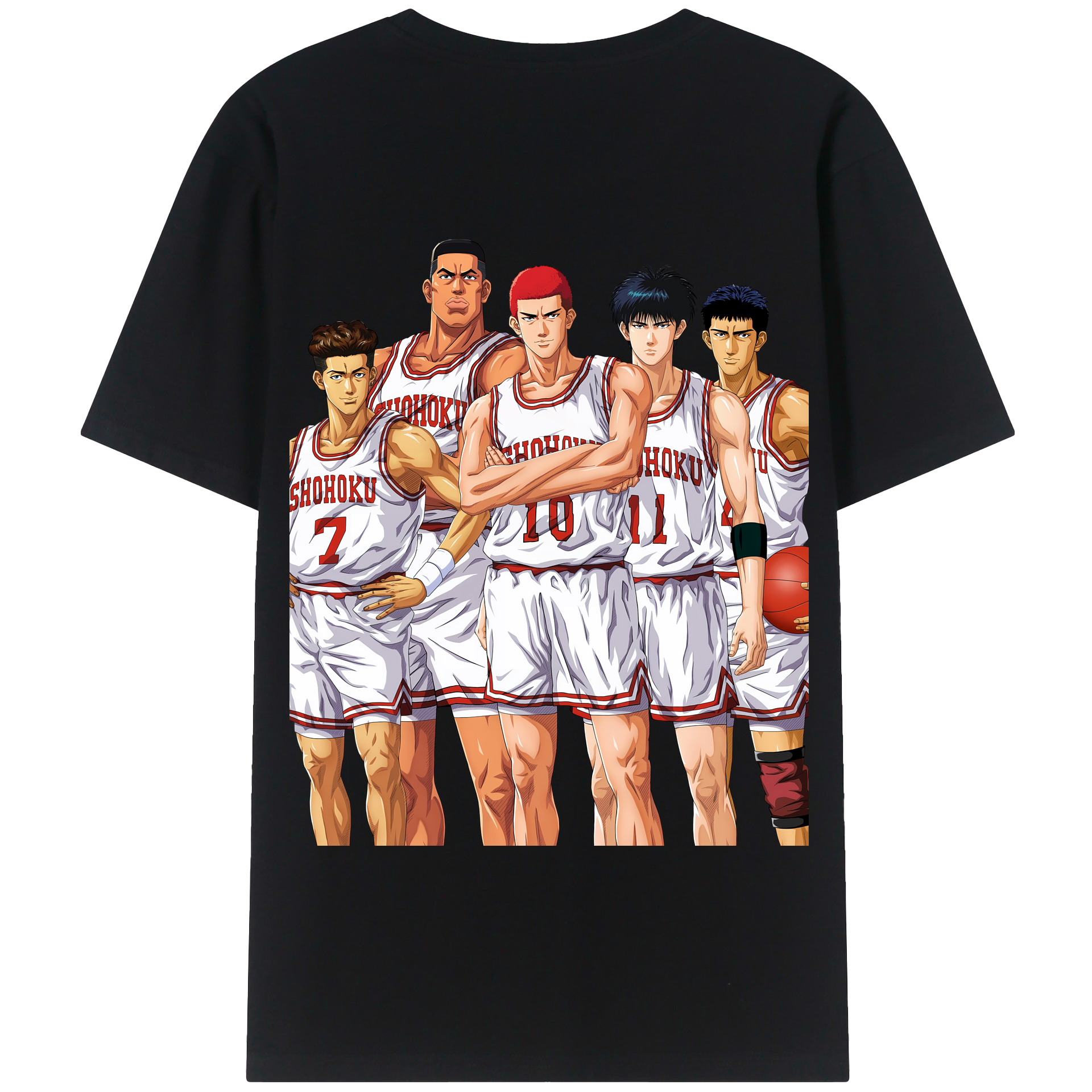 （画像用） SLAM DUNK／スラムダンク 綿100％半袖Tシャツ（背面プリント）