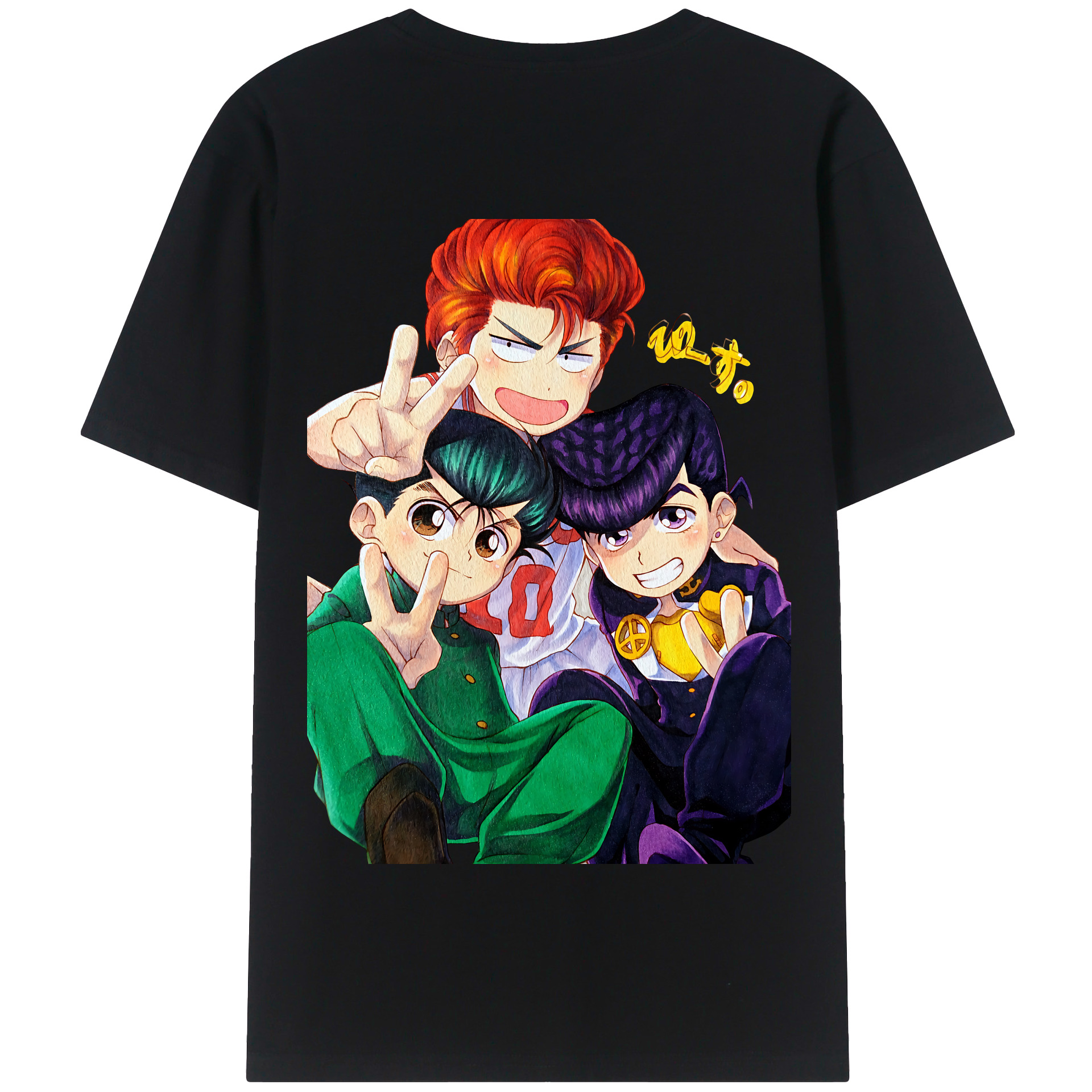 SLAM DUNK／スラムダンク 綿100％半袖Tシャツ（背面プリント）
