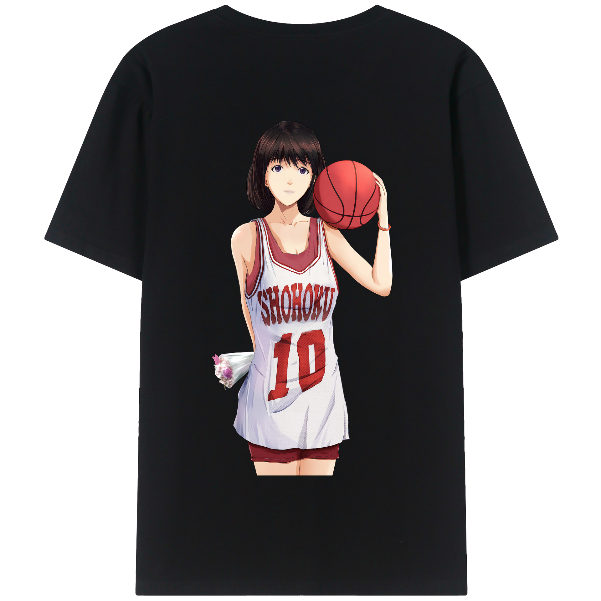 SLAM DUNK／スラムダンク 綿100％半袖Tシャツ（背面プリント）