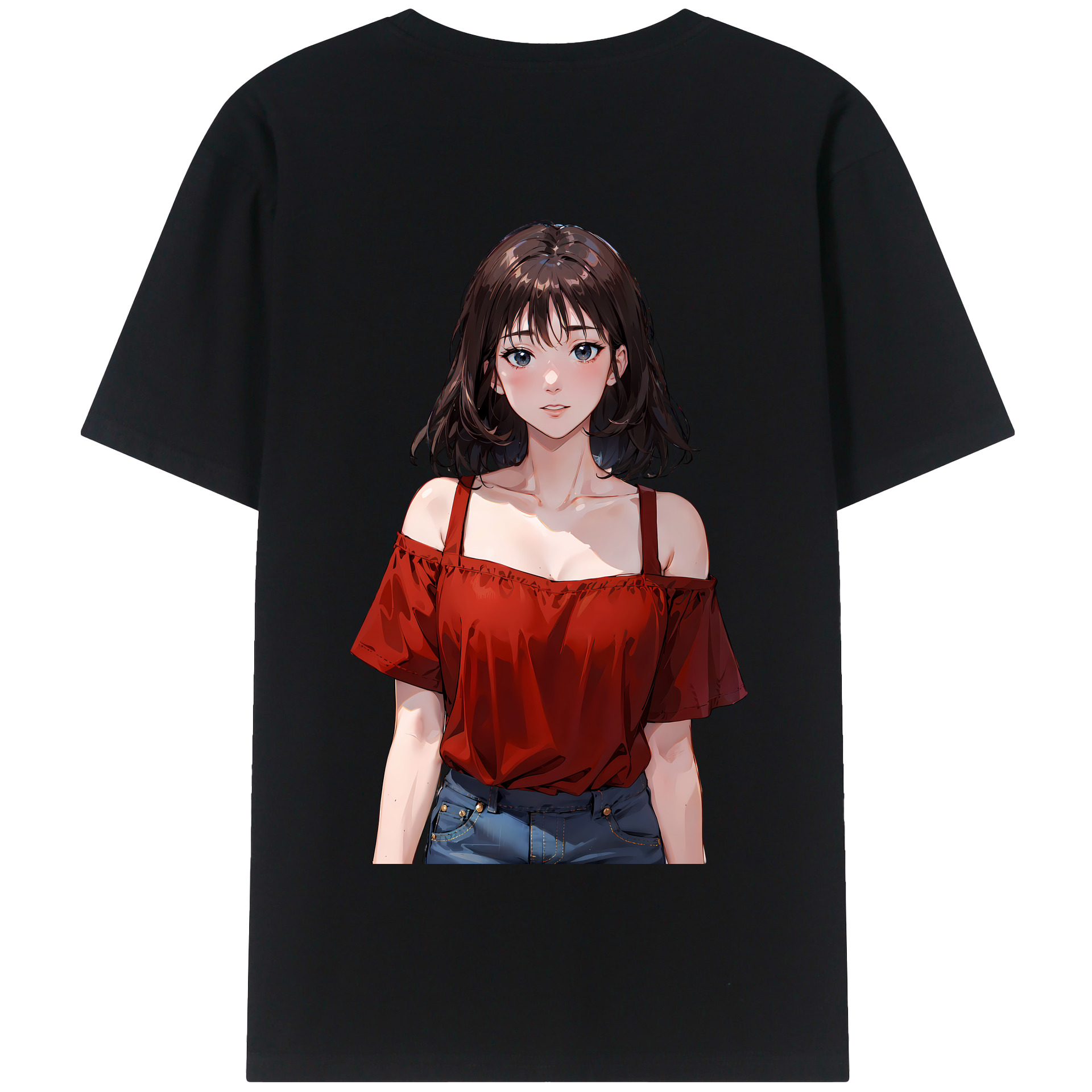 SLAM DUNK／スラムダンク 綿100％半袖Tシャツ（背面プリント）