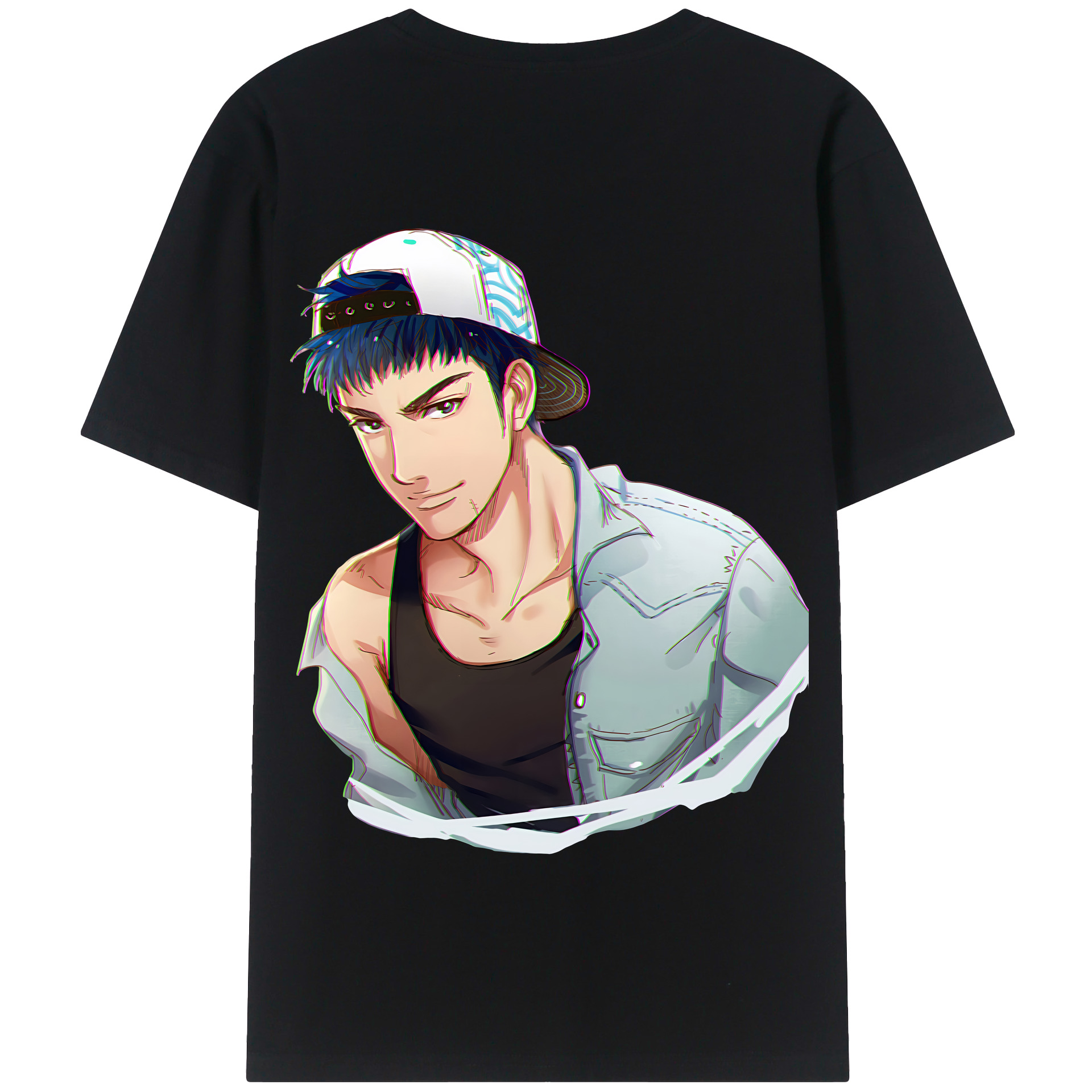 SLAM DUNK／スラムダンク 綿100％半袖Tシャツ（背面プリント）