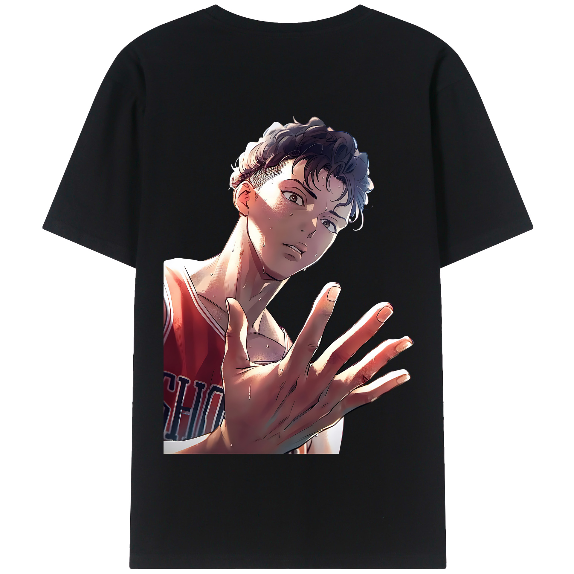 SLAM DUNK／スラムダンク 綿100％半袖Tシャツ（背面プリント）