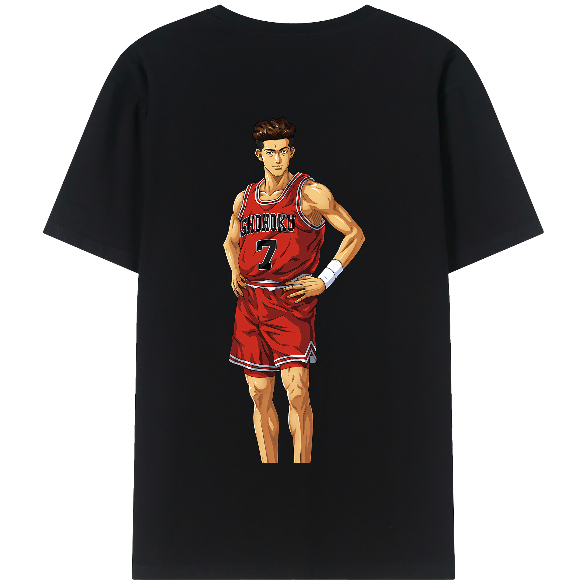 SLAM DUNK／スラムダンク 綿100％半袖Tシャツ（背面プリント）
