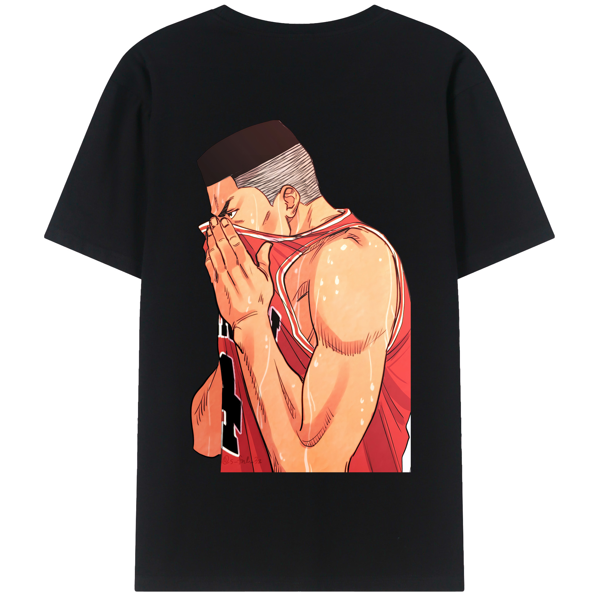 SLAM DUNK／スラムダンク 綿100％半袖Tシャツ（背面プリント）