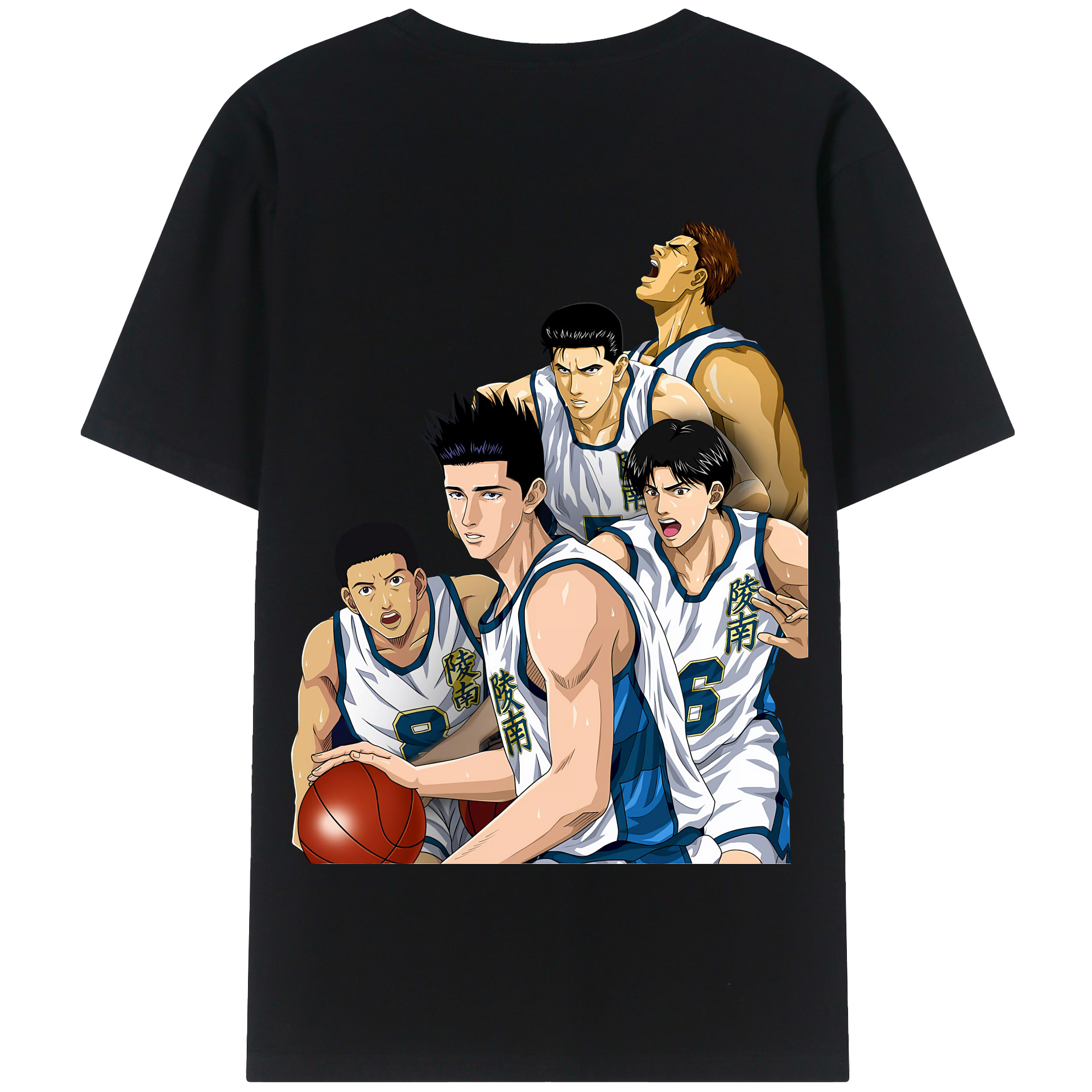 （画像用） SLAM DUNK／スラムダンク 綿100％半袖Tシャツ（背面プリント）