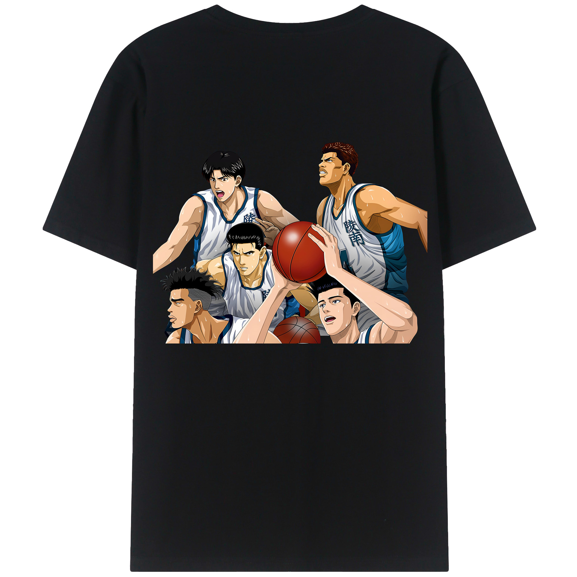 SLAM DUNK／スラムダンク 綿100％半袖Tシャツ（背面プリント）