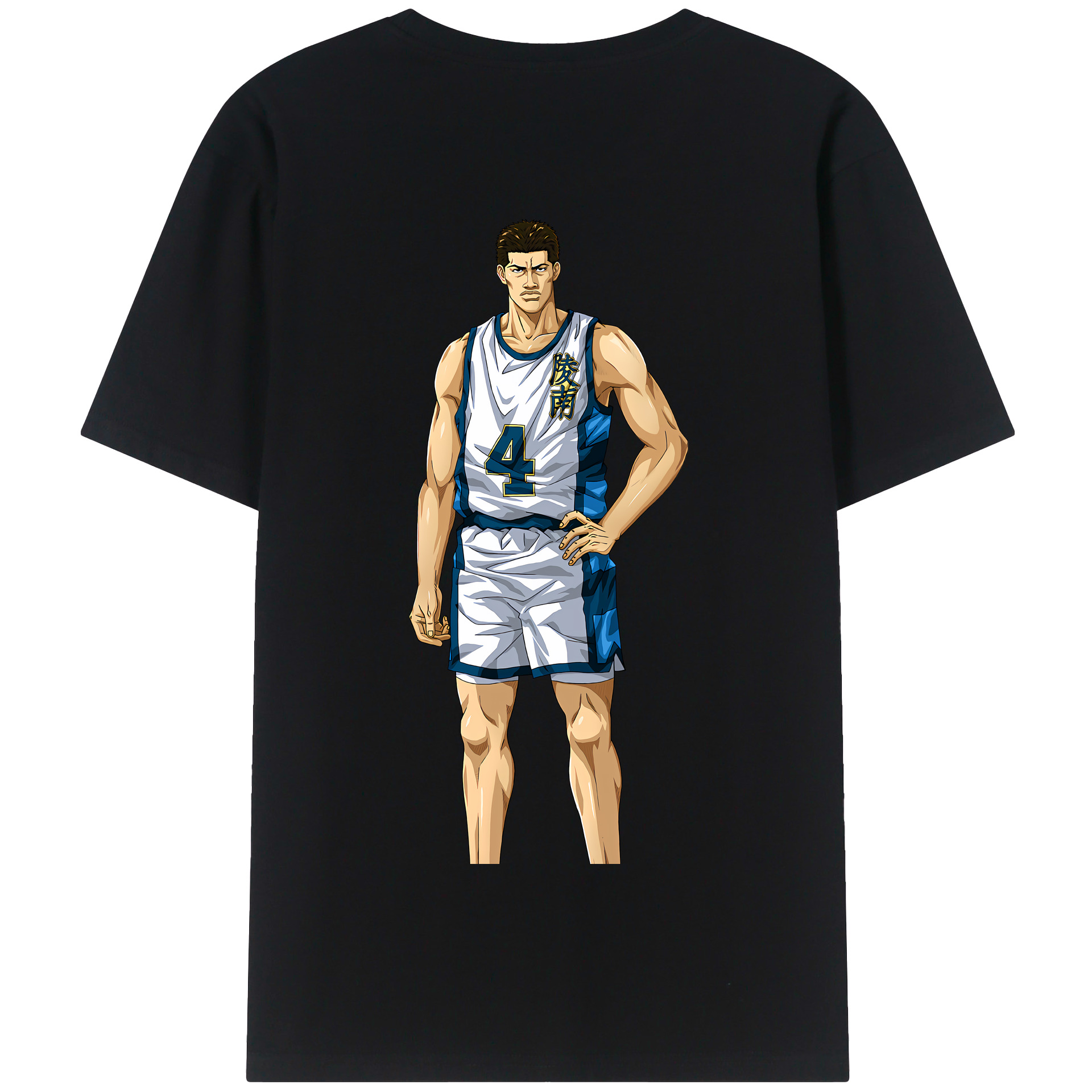 SLAM DUNK／スラムダンク 綿100％半袖Tシャツ（背面プリント）