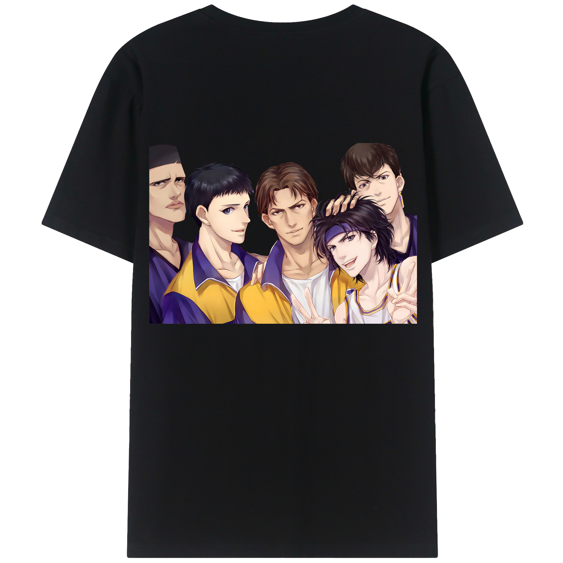 SLAM DUNK／スラムダンク 綿100％半袖Tシャツ（背面プリント）