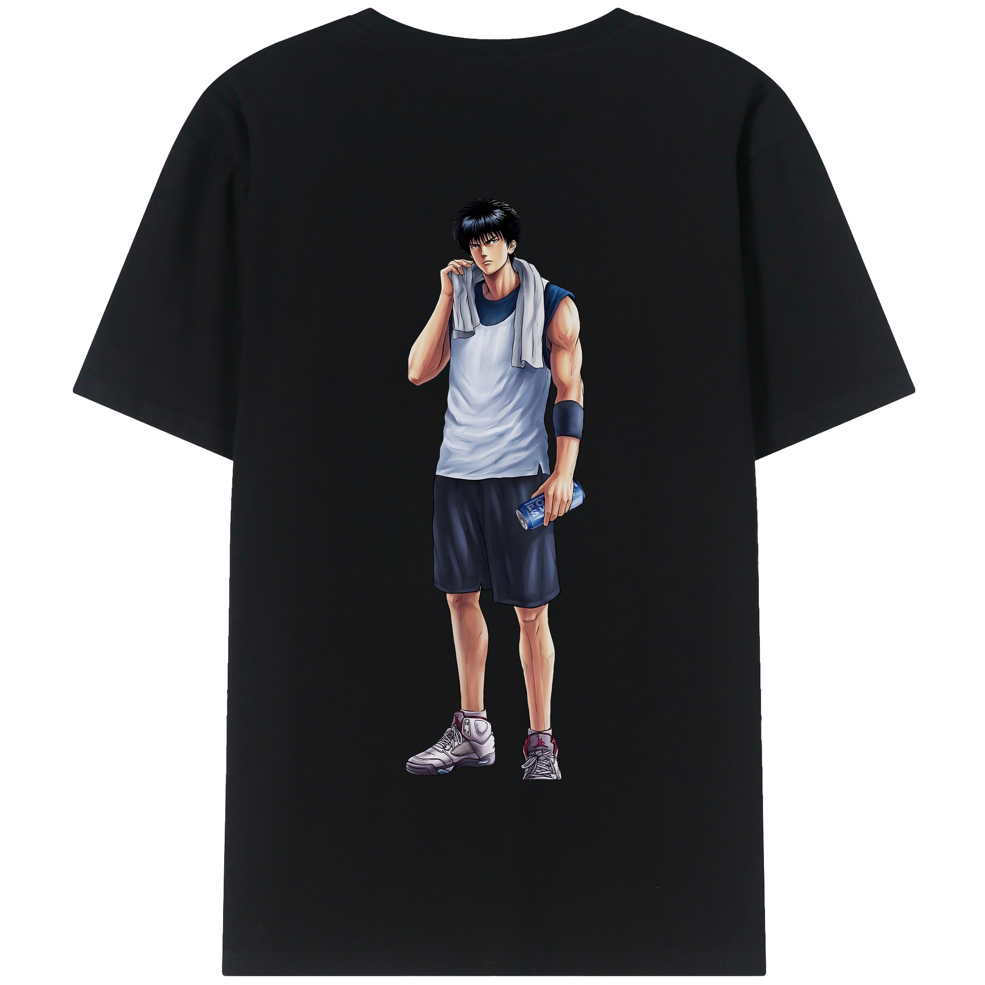 SLAM DUNK／スラムダンク 綿100％半袖Tシャツ（背面プリント）