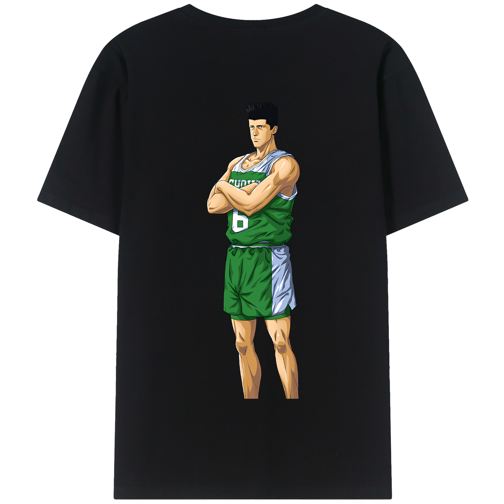 SLAM DUNK／スラムダンク 綿100％半袖Tシャツ（背面プリント）