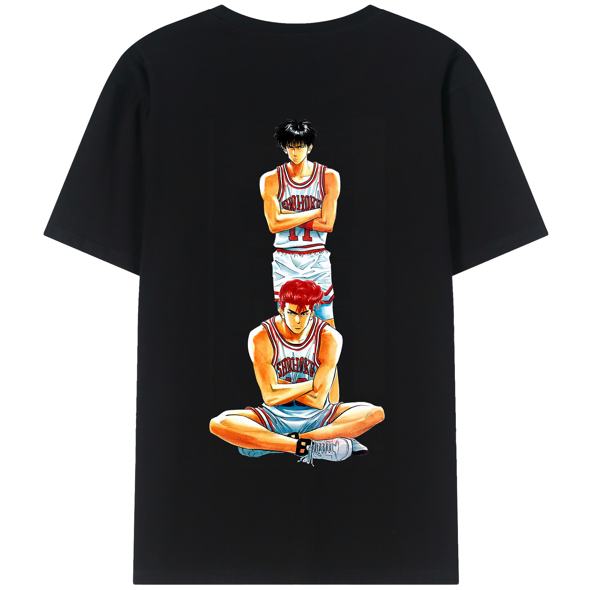 SLAM DUNK／スラムダンク 綿100％半袖Tシャツ（背面プリント）