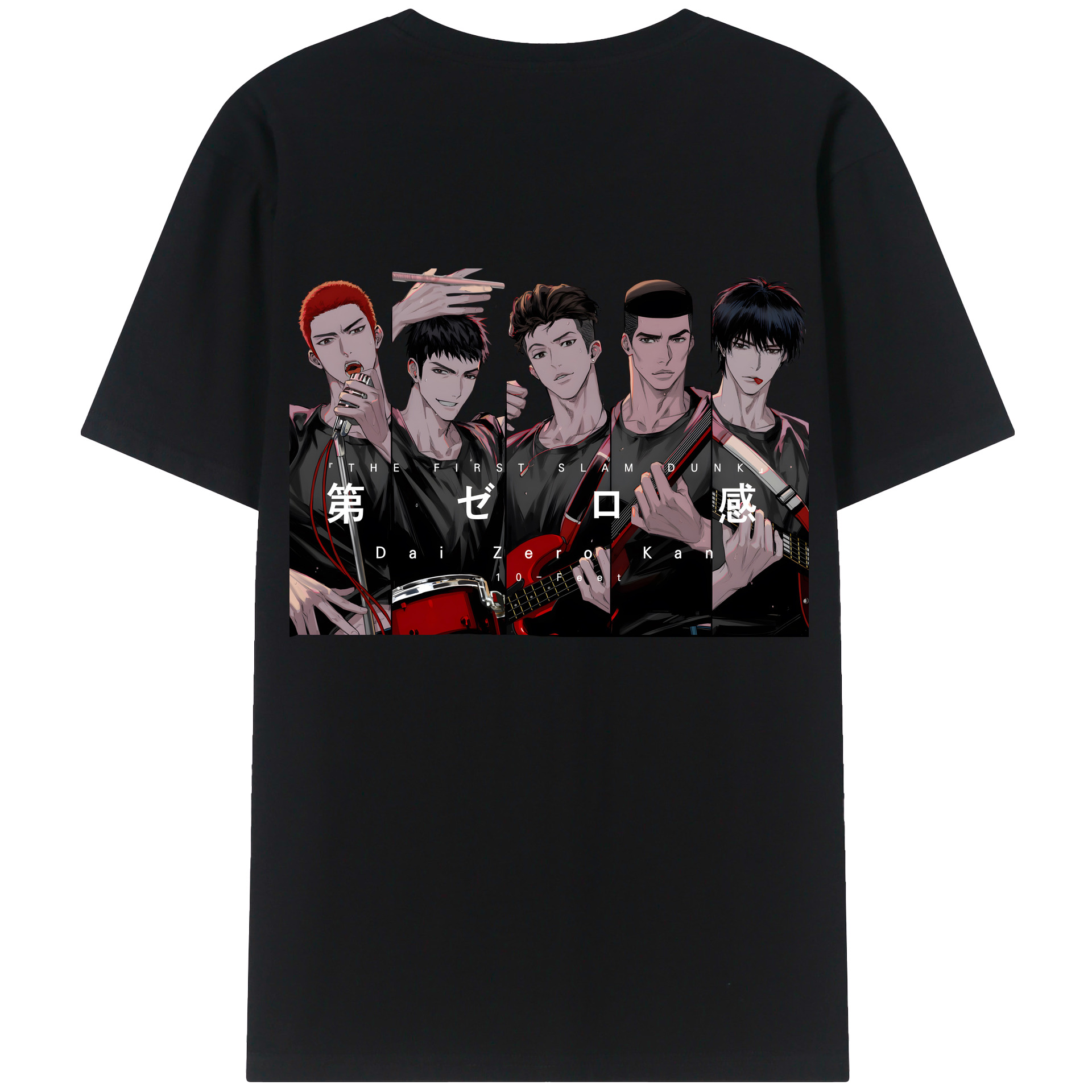 SLAM DUNK／スラムダンク 綿100％半袖Tシャツ（背面プリント）