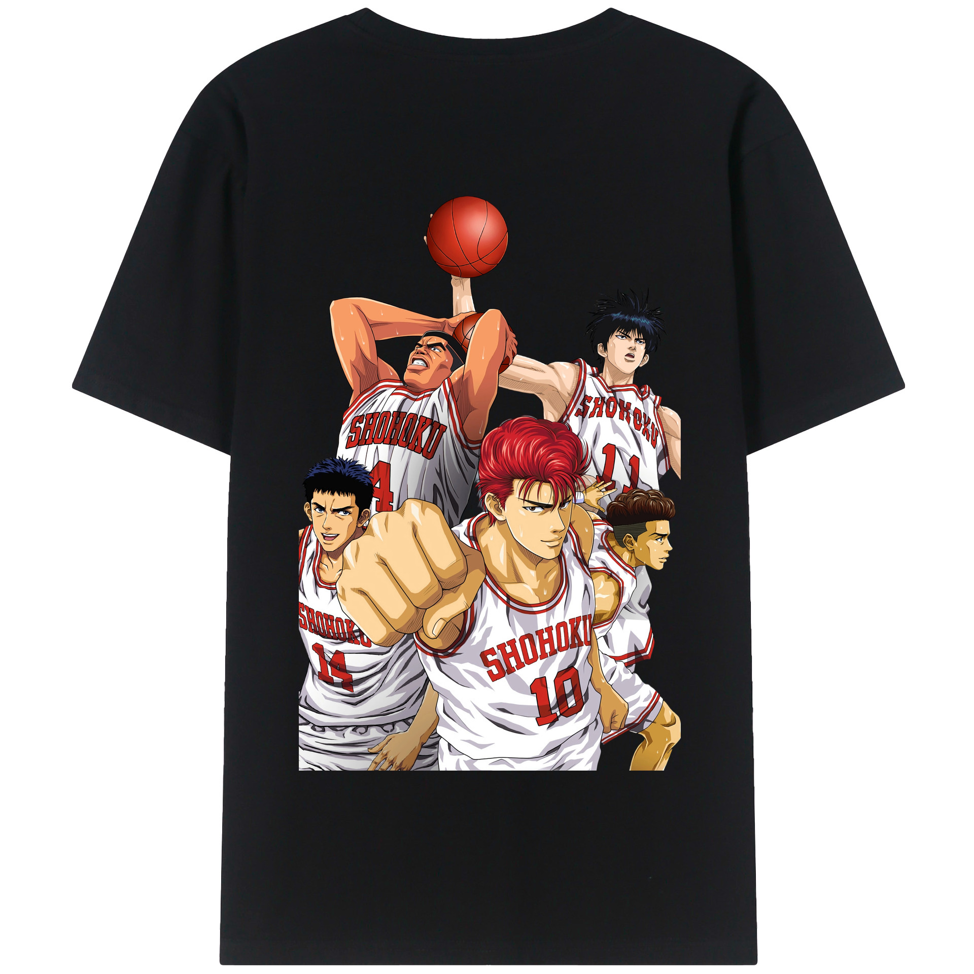 （画像用） SLAM DUNK／スラムダンク 綿100％半袖Tシャツ（背面プリント）