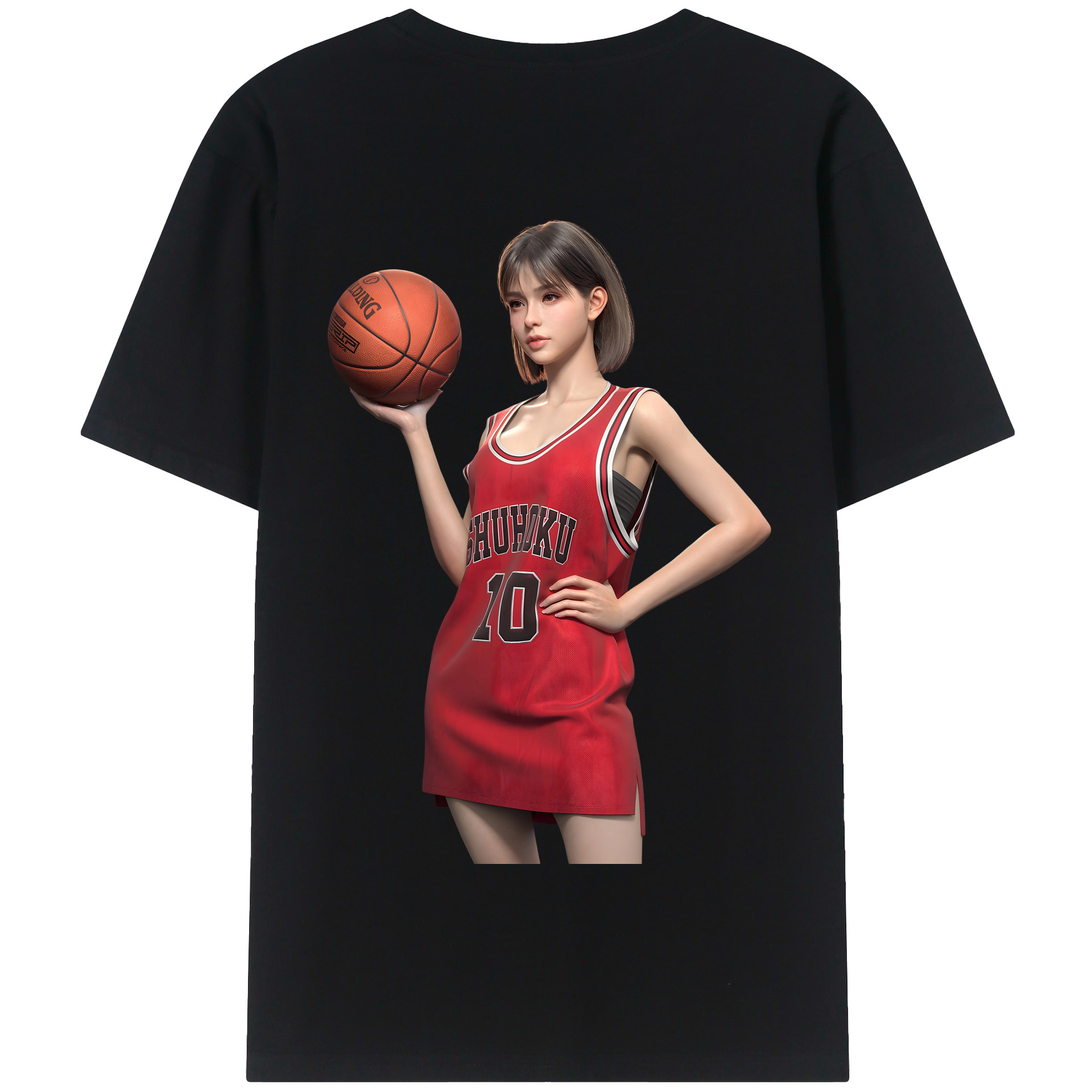 SLAM DUNK／スラムダンク 綿100％半袖Tシャツ（背面プリント）