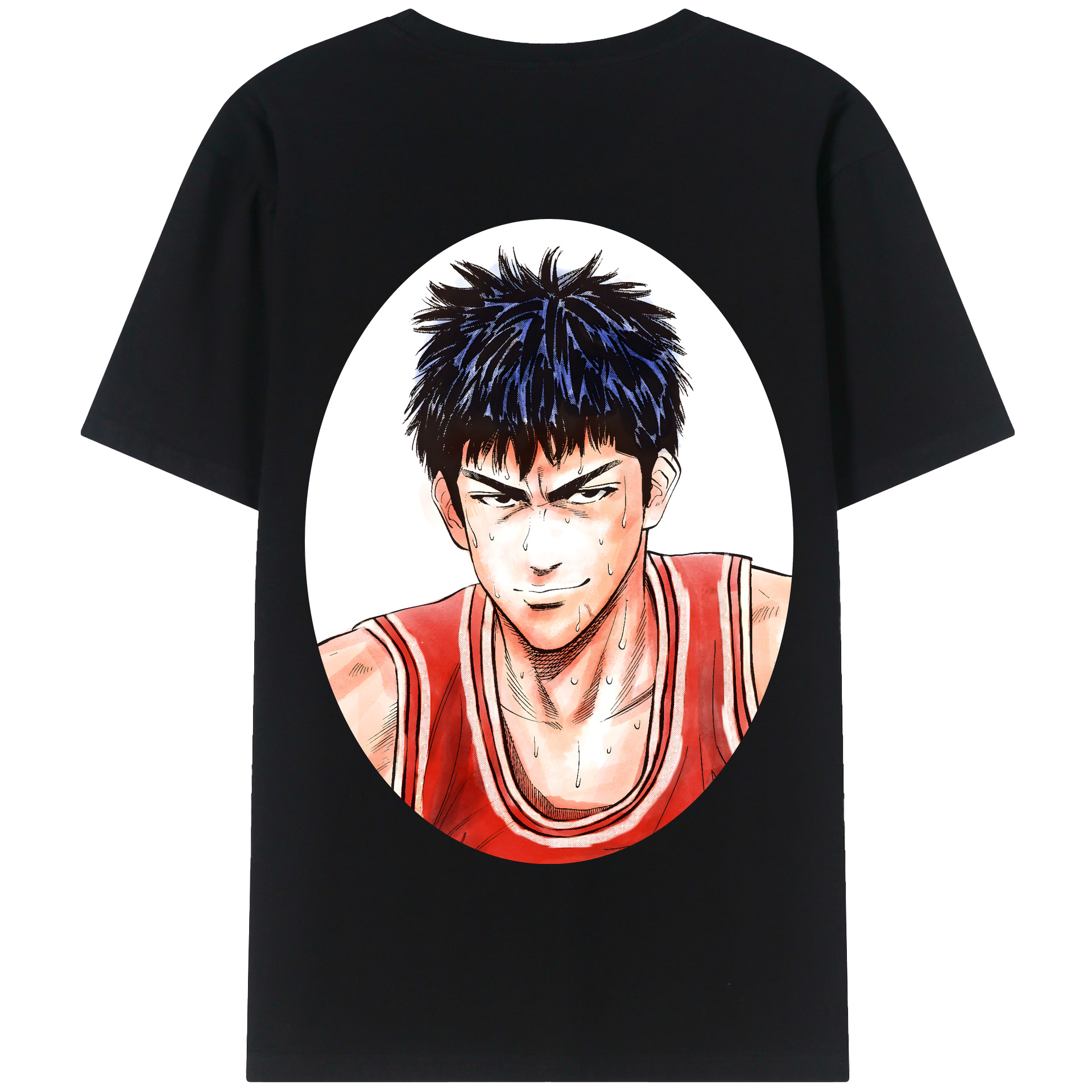 SLAM DUNK／スラムダンク 綿100％半袖Tシャツ（背面プリント）
