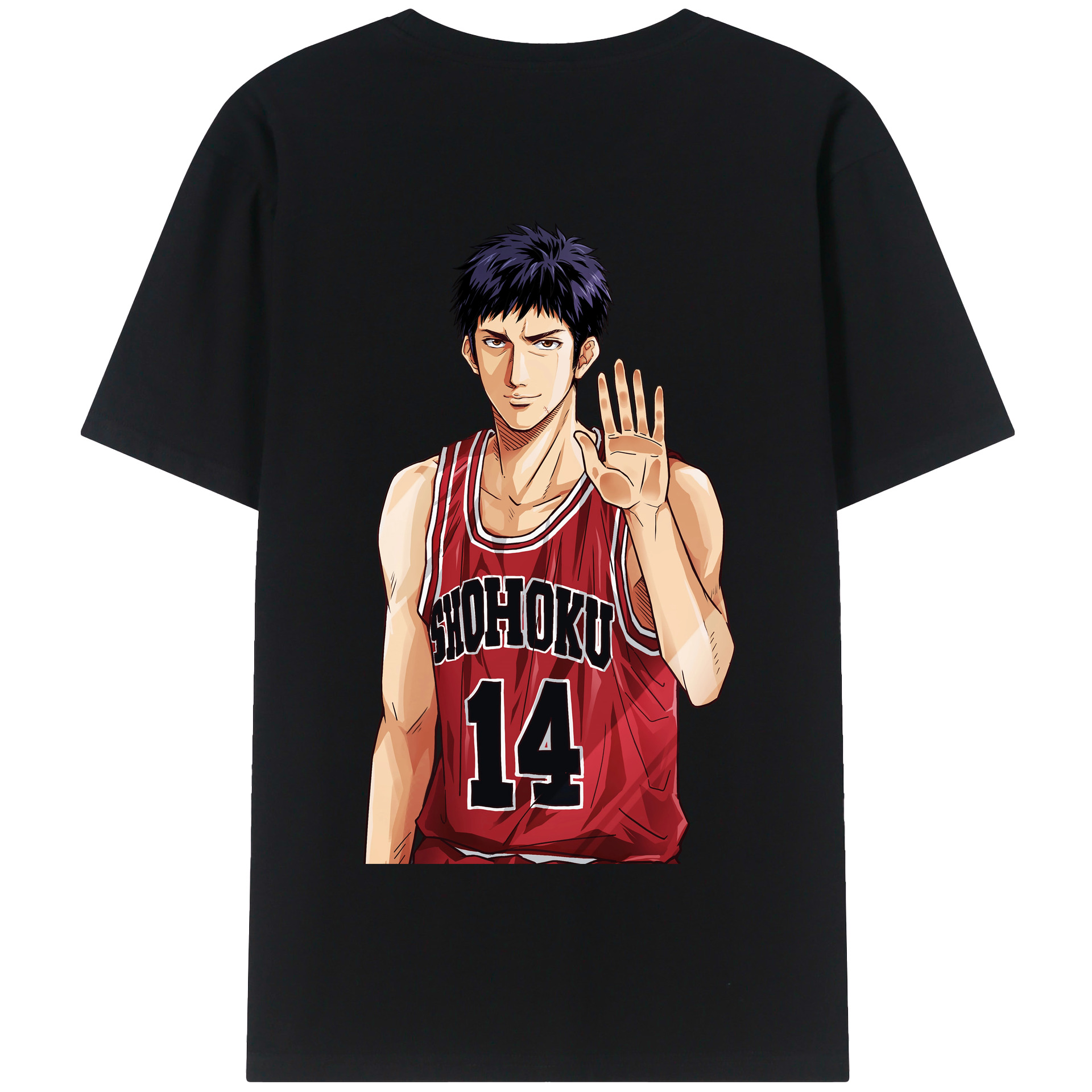 SLAM DUNK／スラムダンク 綿100％半袖Tシャツ（背面プリント）