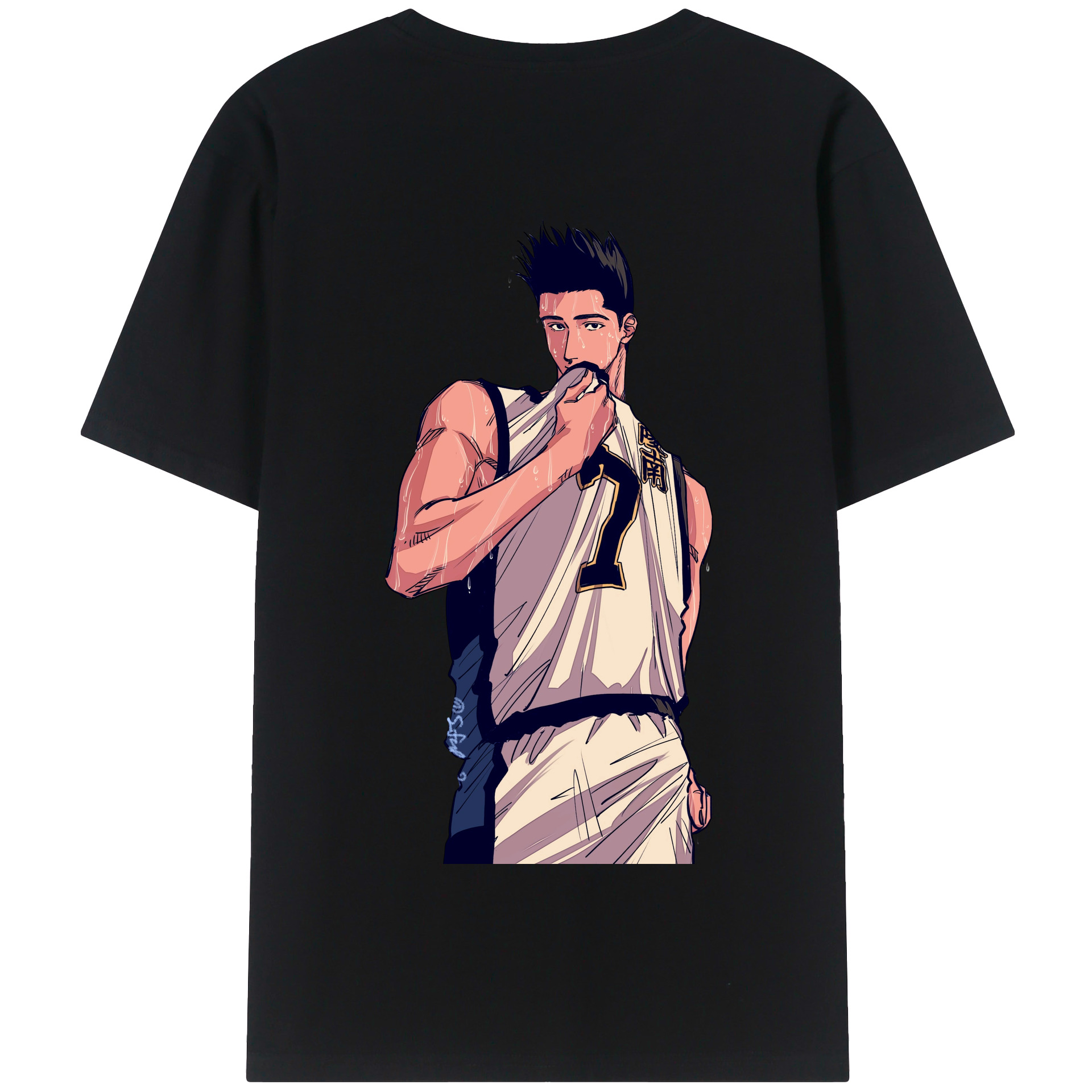 SLAM DUNK／スラムダンク 綿100％半袖Tシャツ（背面プリント）
