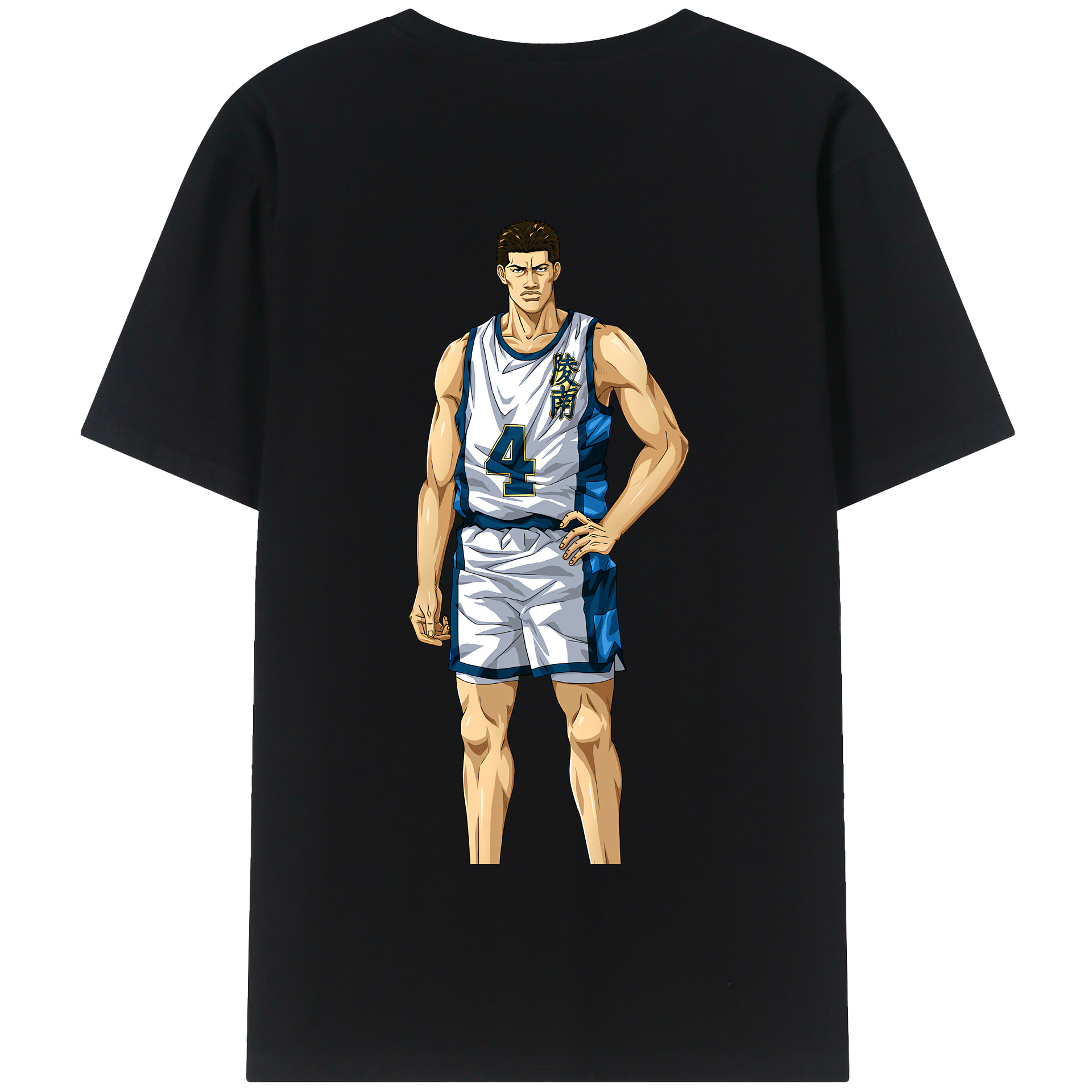 SLAM DUNK／スラムダンク 綿100％半袖Tシャツ（背面プリント）