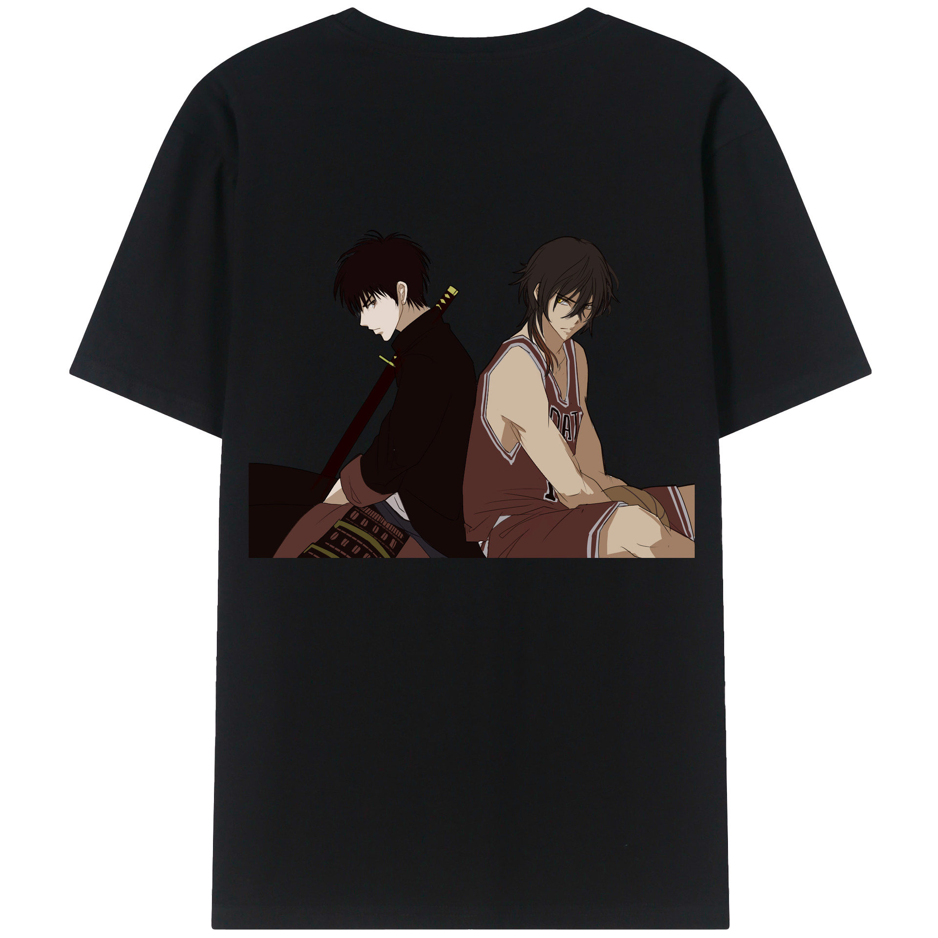 SLAM DUNK／スラムダンク 綿100％半袖Tシャツ（背面プリント）