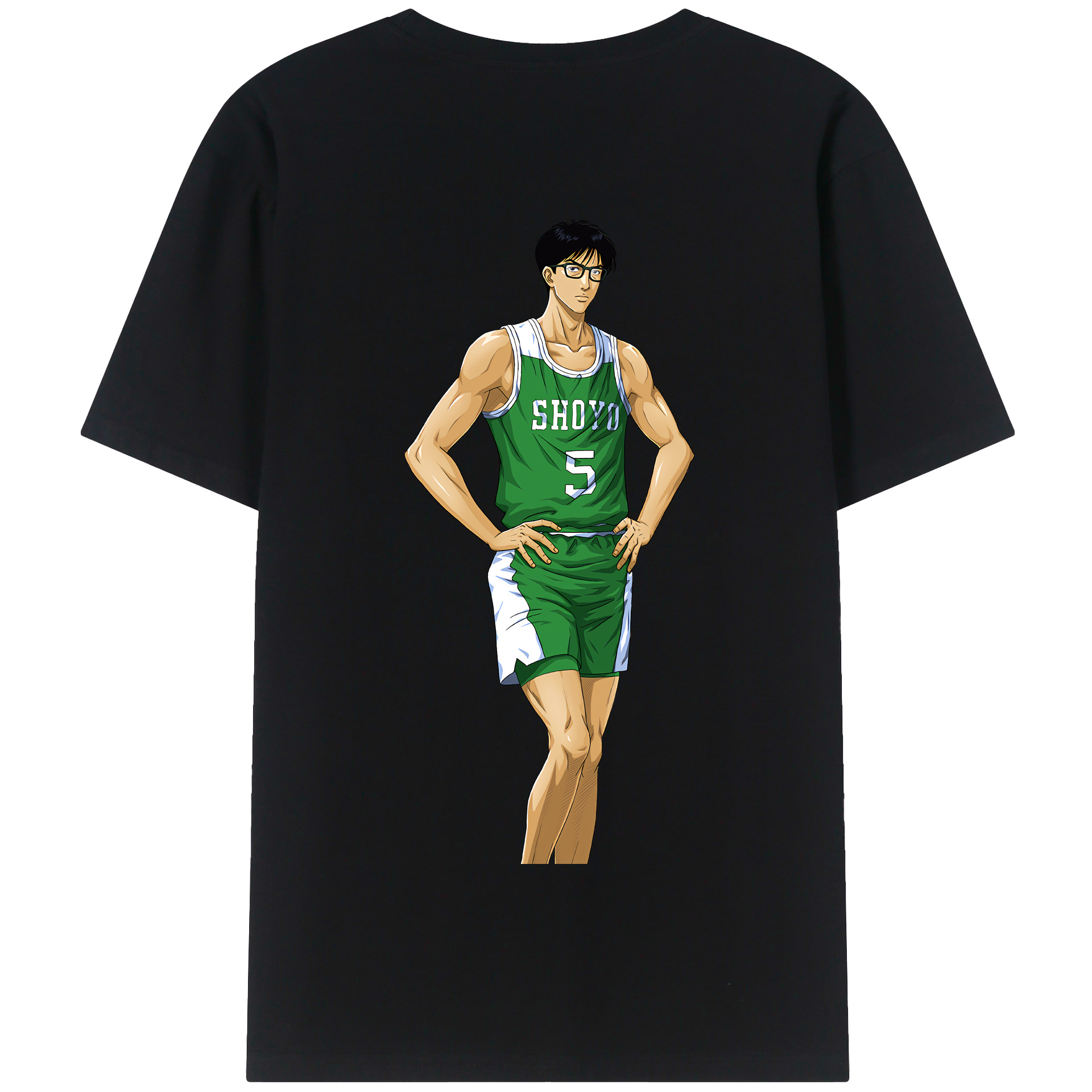 SLAM DUNK／スラムダンク 綿100％半袖Tシャツ（背面プリント）