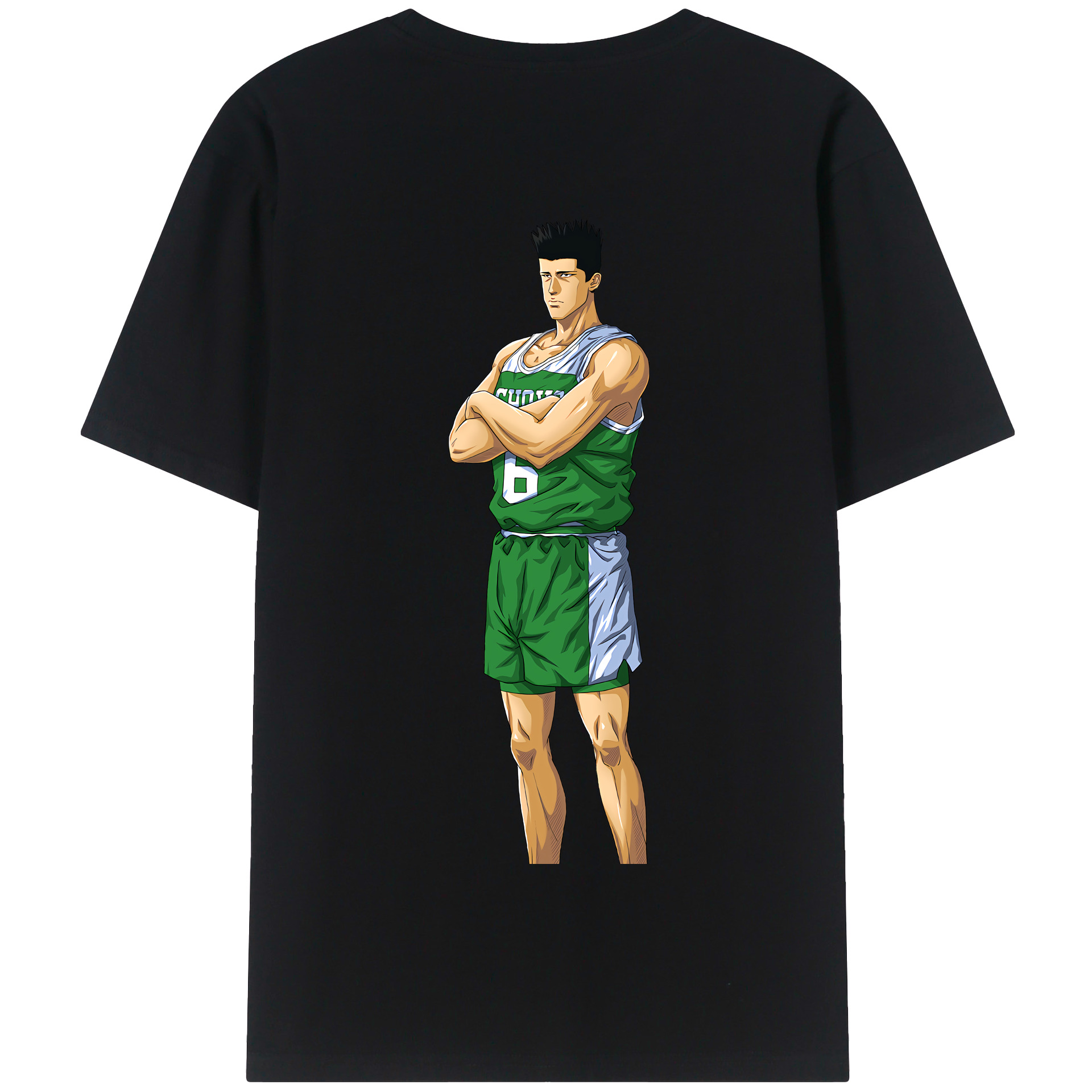SLAM DUNK／スラムダンク 綿100％半袖Tシャツ（背面プリント）
