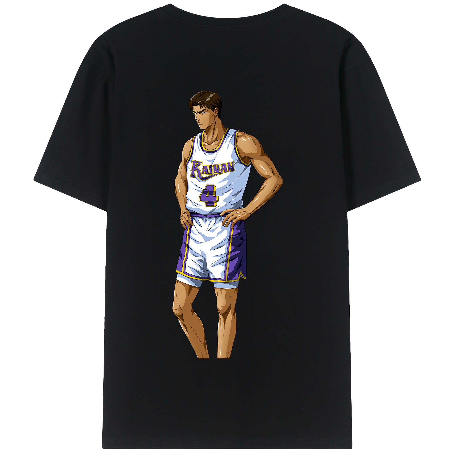 （画像用） SLAM DUNK／スラムダンク 綿100％半袖Tシャツ（背面プリント）