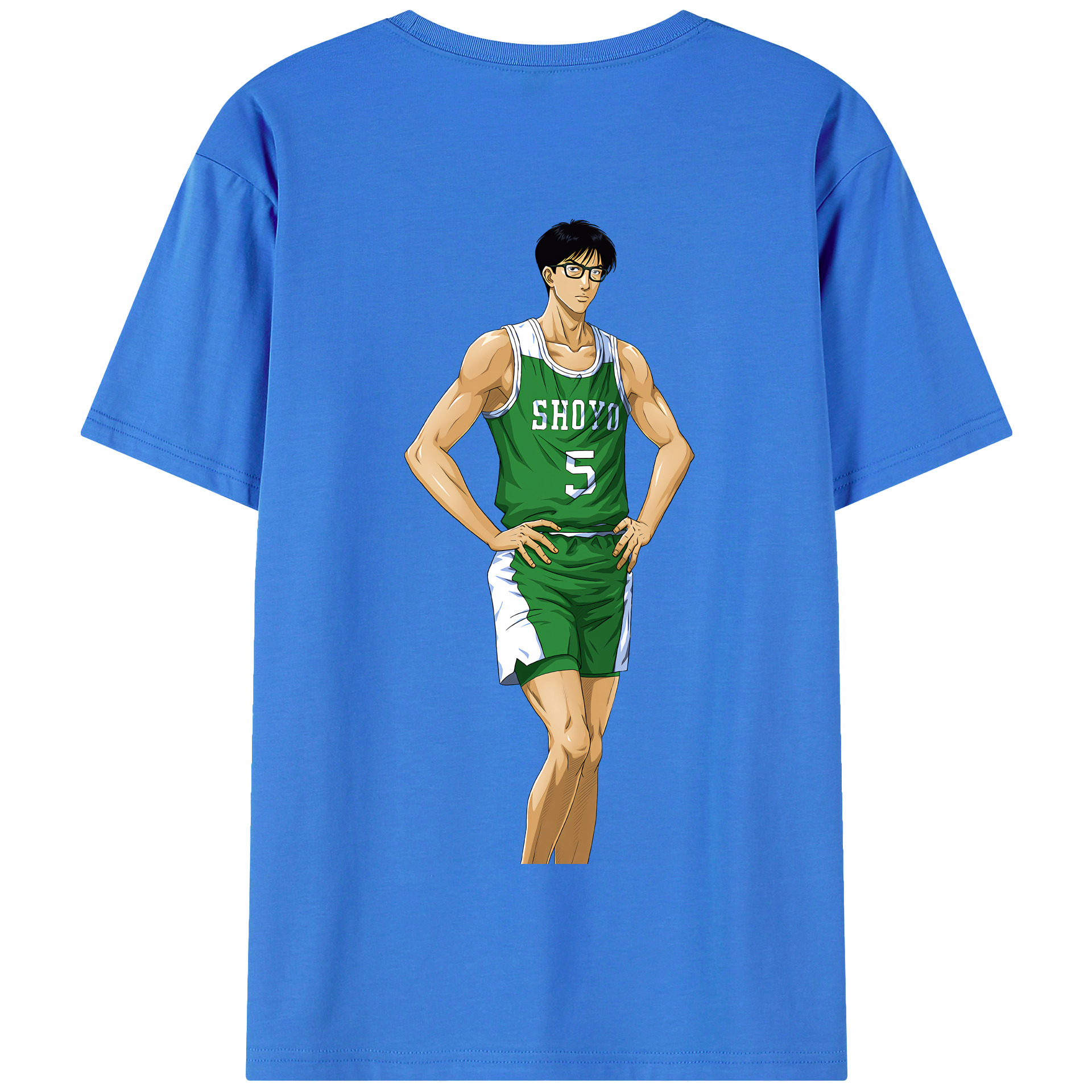 SLAM DUNK／スラムダンク 綿100％半袖Tシャツ（背面プリント）