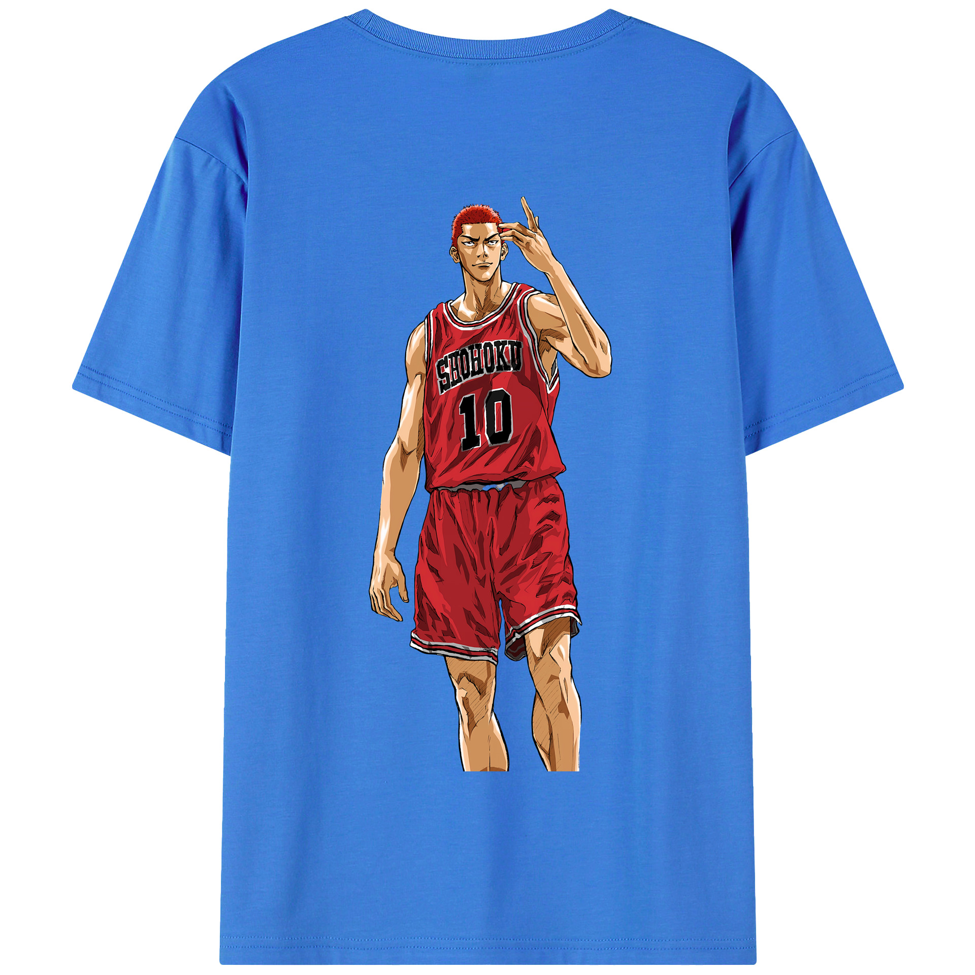 SLAM DUNK／スラムダンク 綿100％半袖Tシャツ（背面プリント）