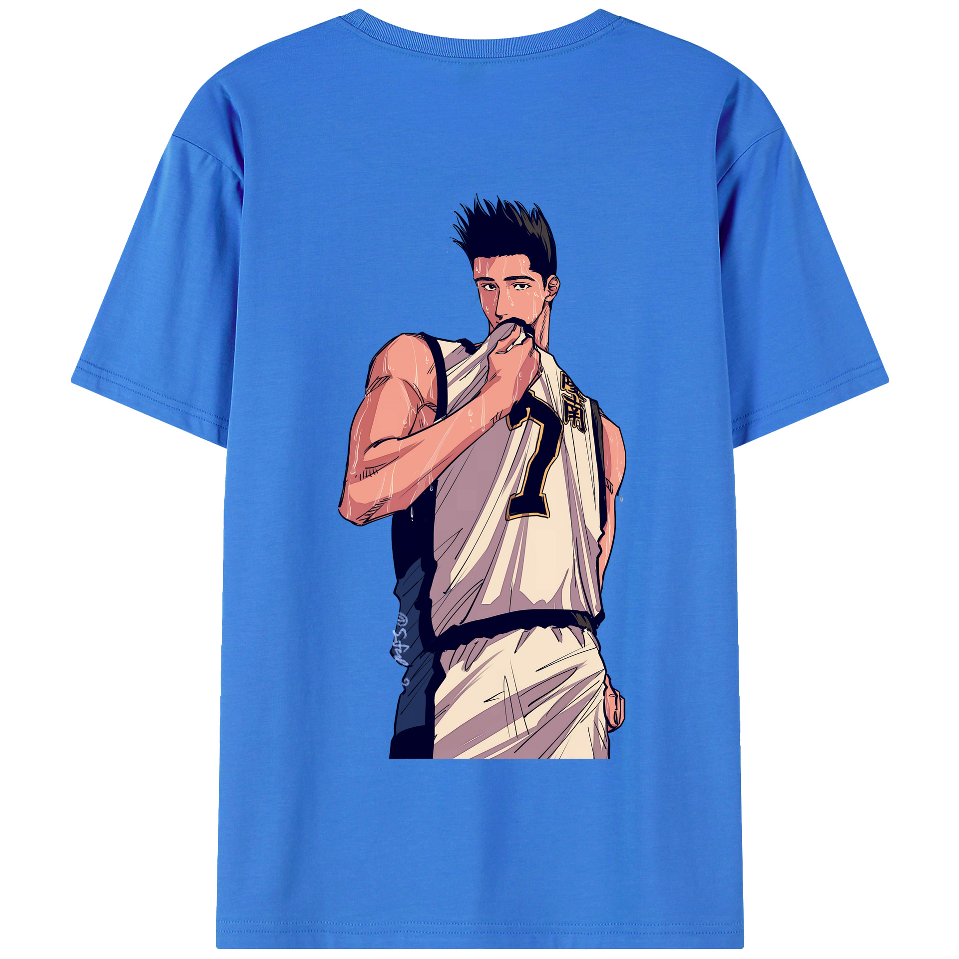 SLAM DUNK／スラムダンク 綿100％半袖Tシャツ（背面プリント）