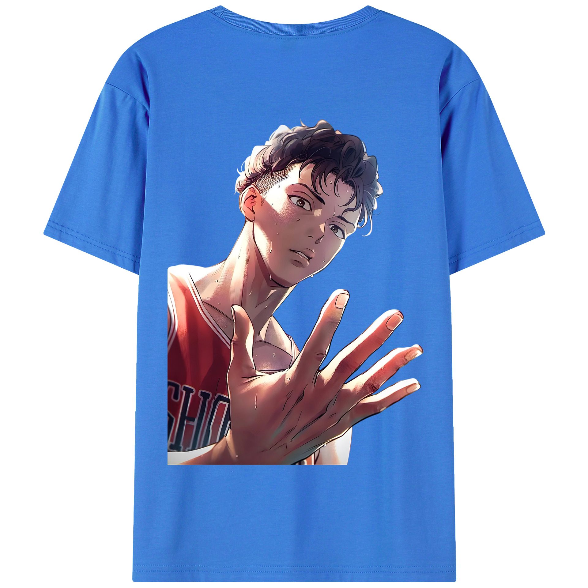 SLAM DUNK／スラムダンク 綿100％半袖Tシャツ（背面プリント）