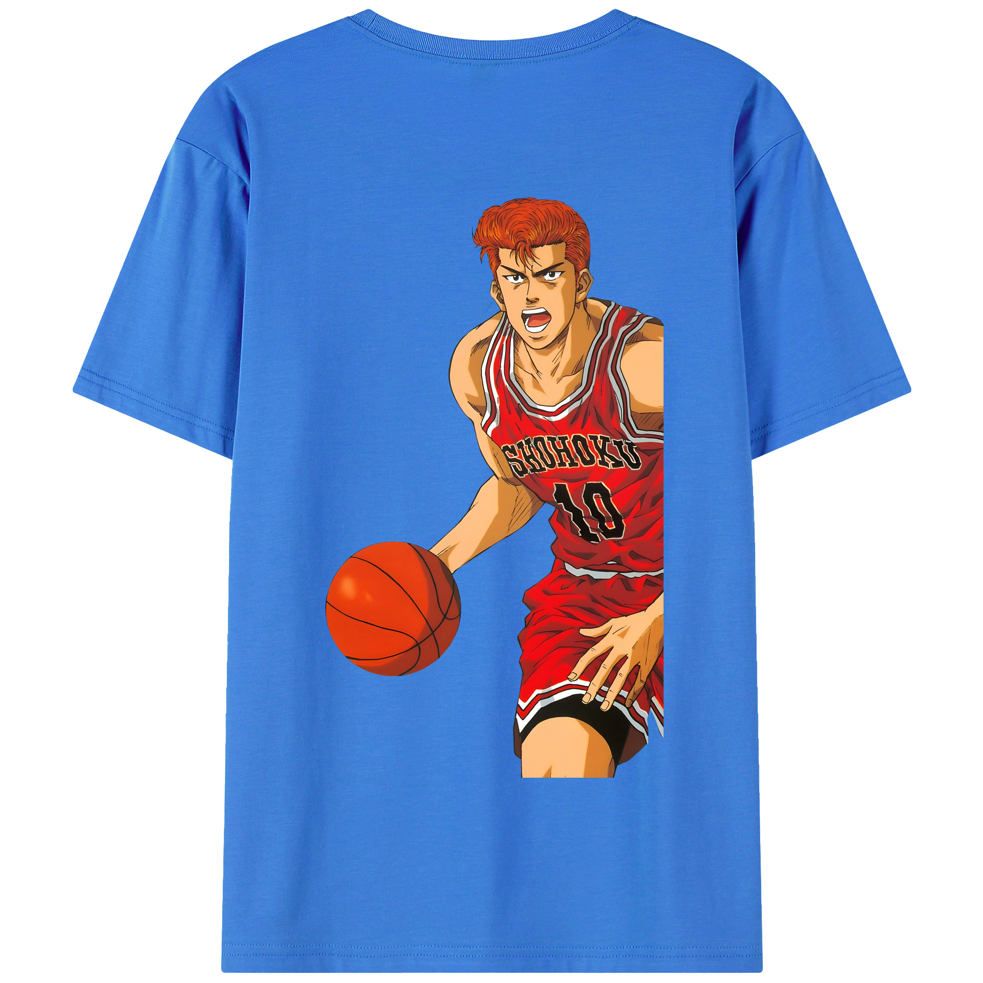 SLAM DUNK／スラムダンク 綿100％半袖Tシャツ（背面プリント）