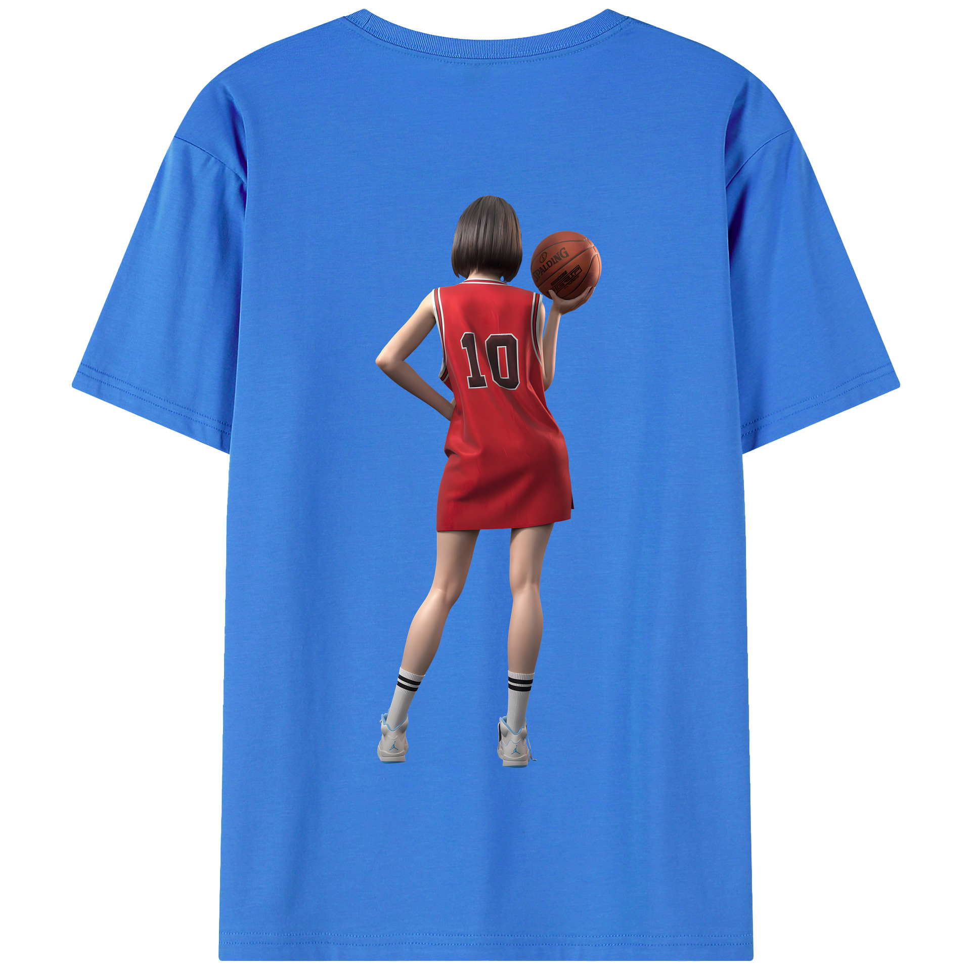 SLAM DUNK／スラムダンク 綿100％半袖Tシャツ（背面プリント）