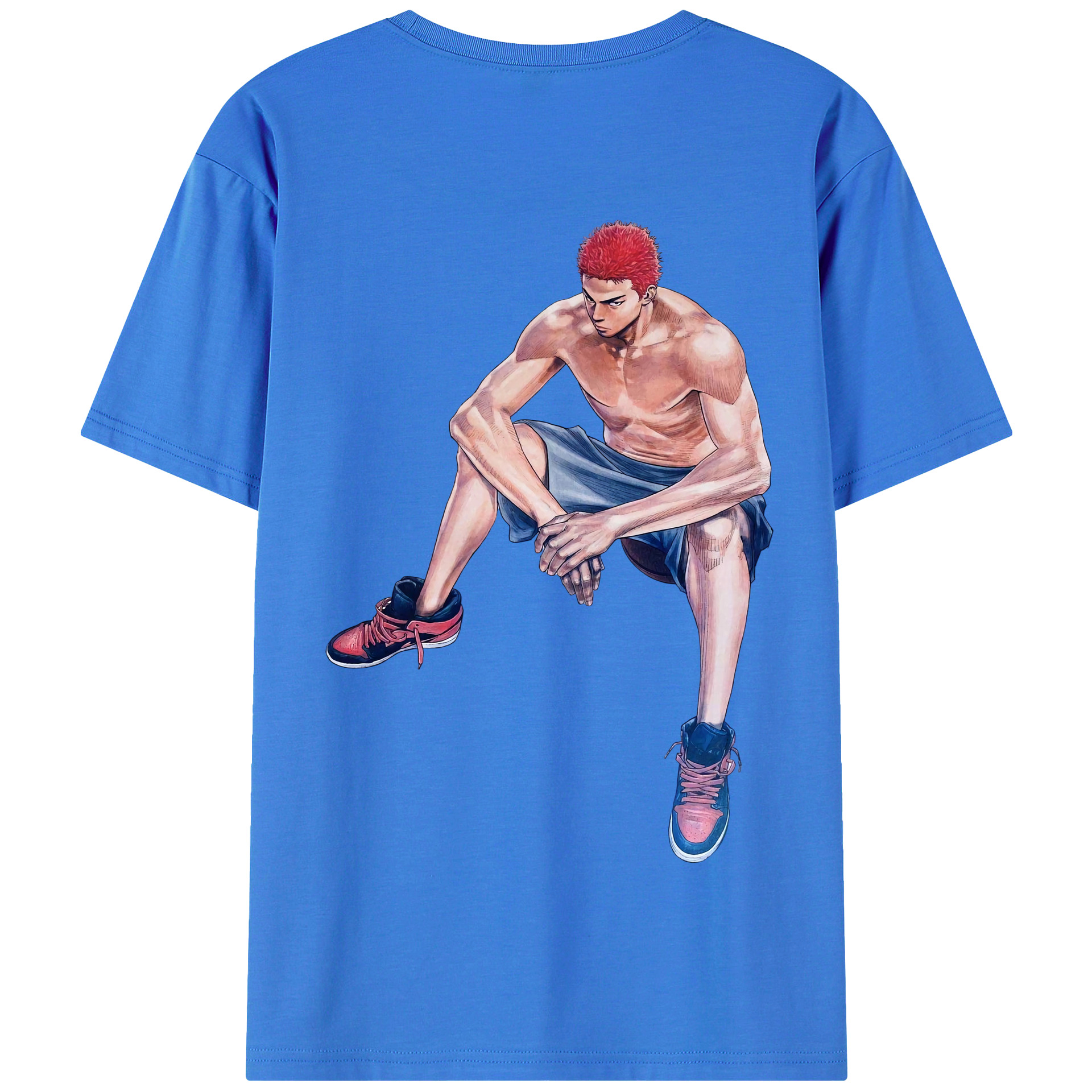 SLAM DUNK／スラムダンク 綿100％半袖Tシャツ（背面プリント）